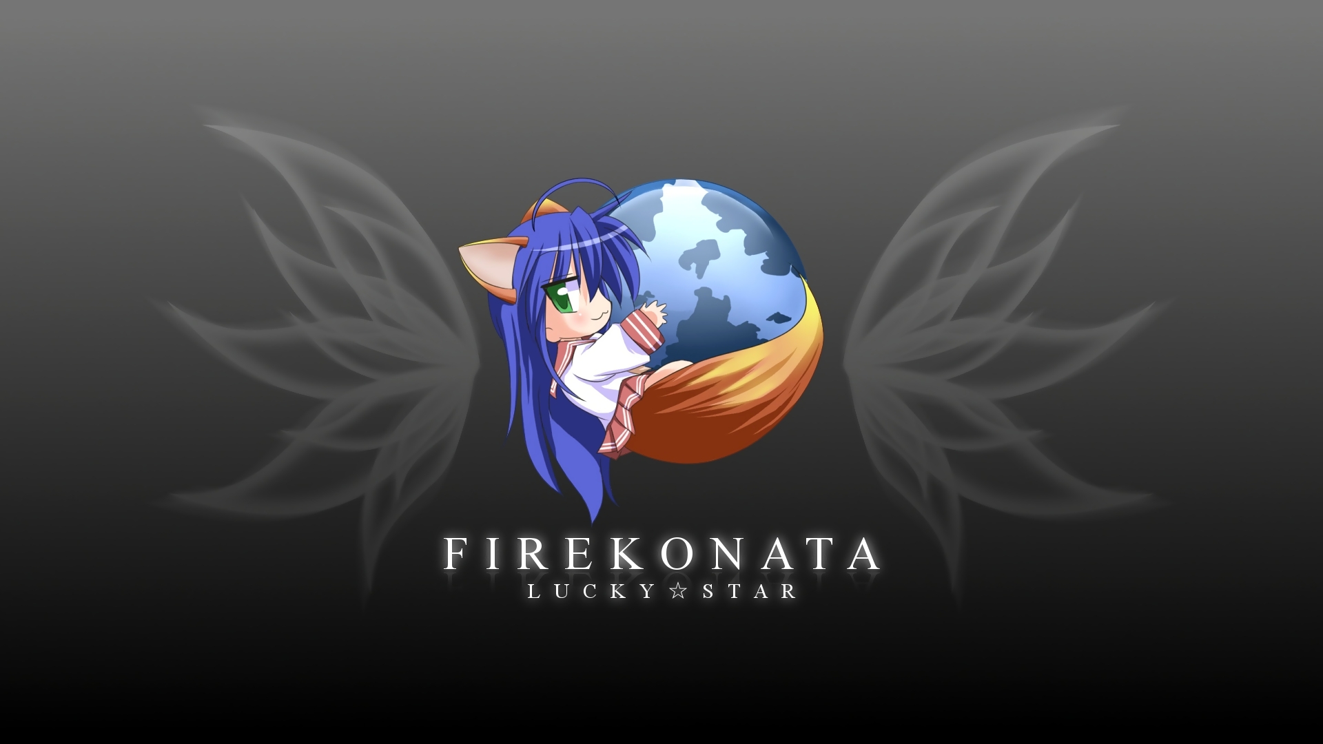 Konata Firefox - HD Wallpaper 
