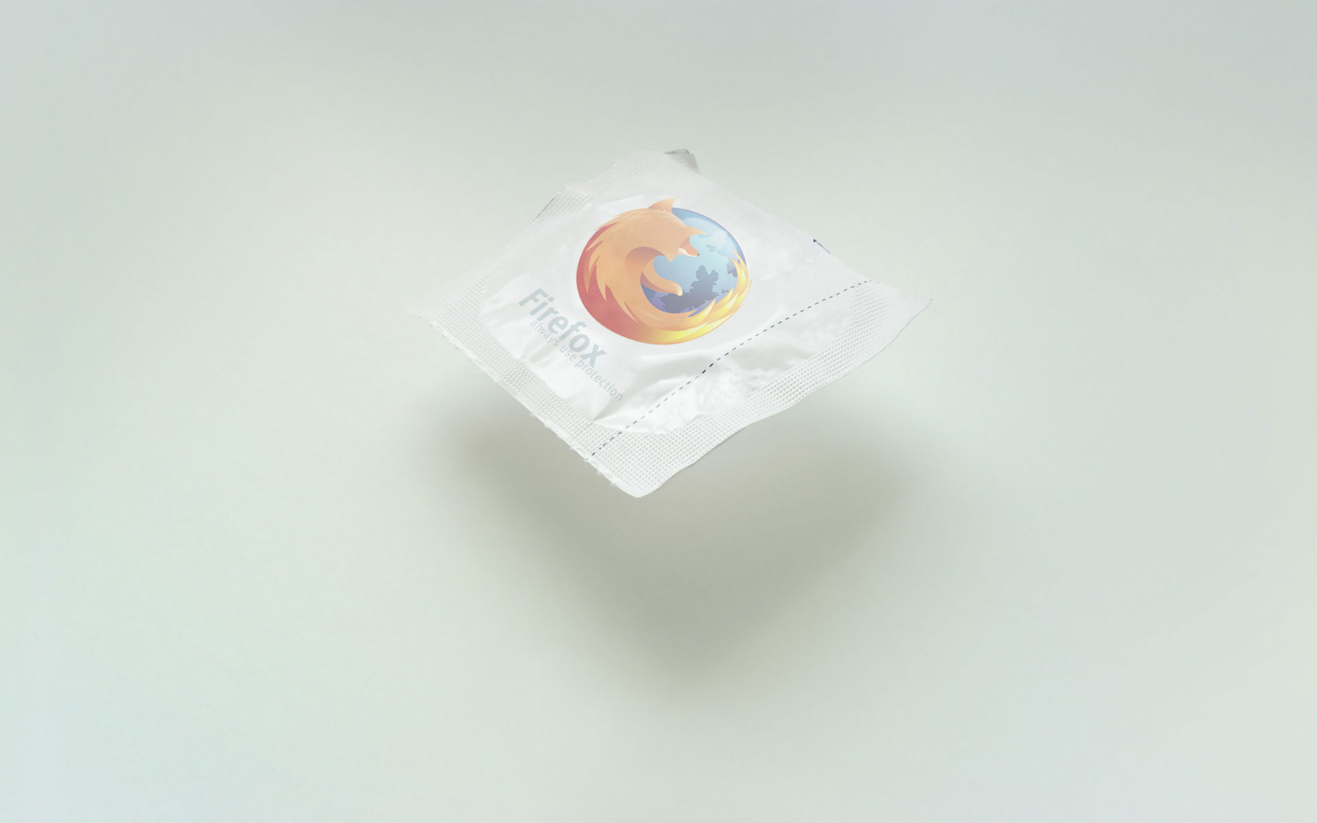 Firefox Condom Wallpaper - Mozilla Firefox - HD Wallpaper 