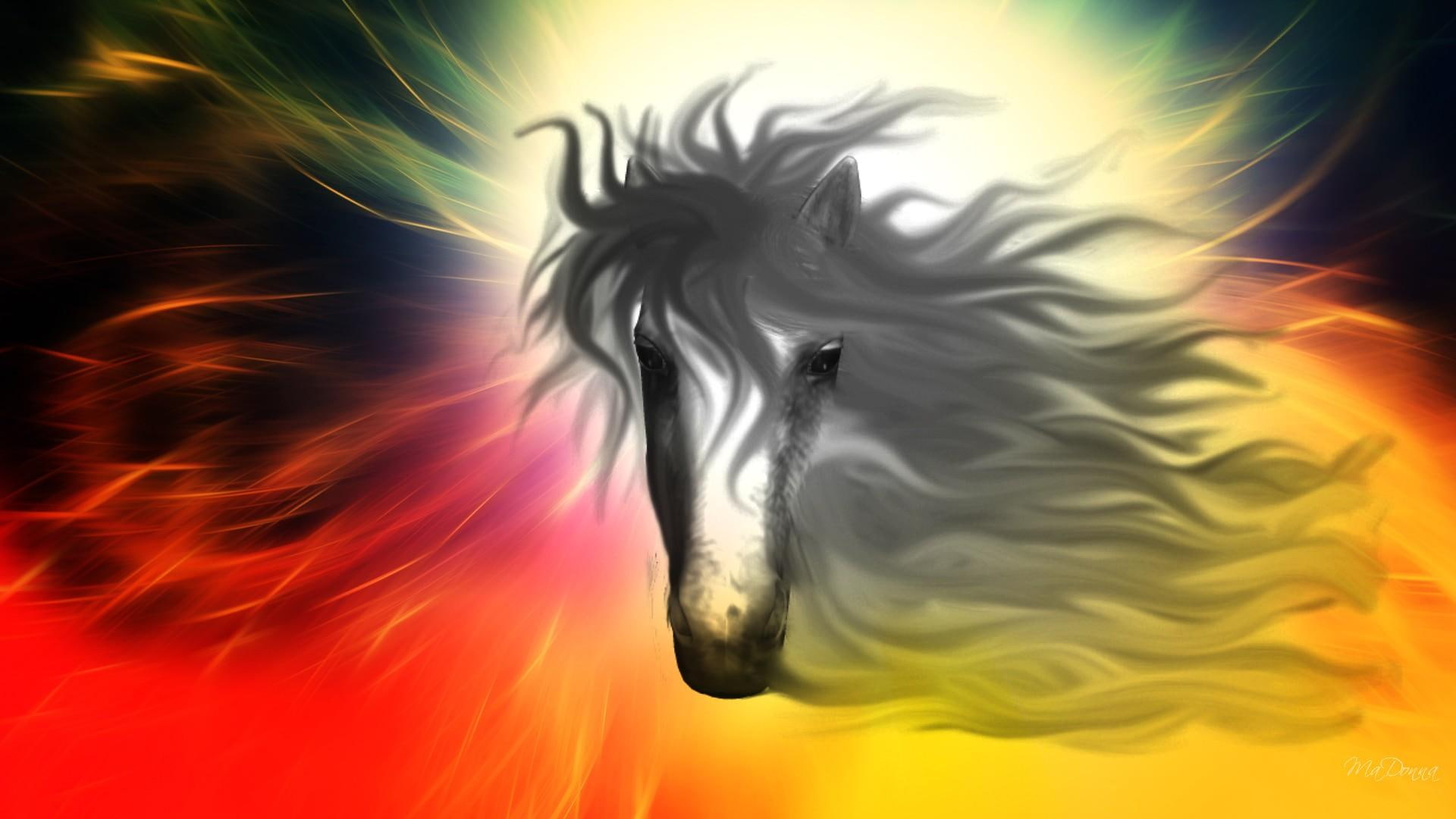 Mystic Horses - HD Wallpaper 