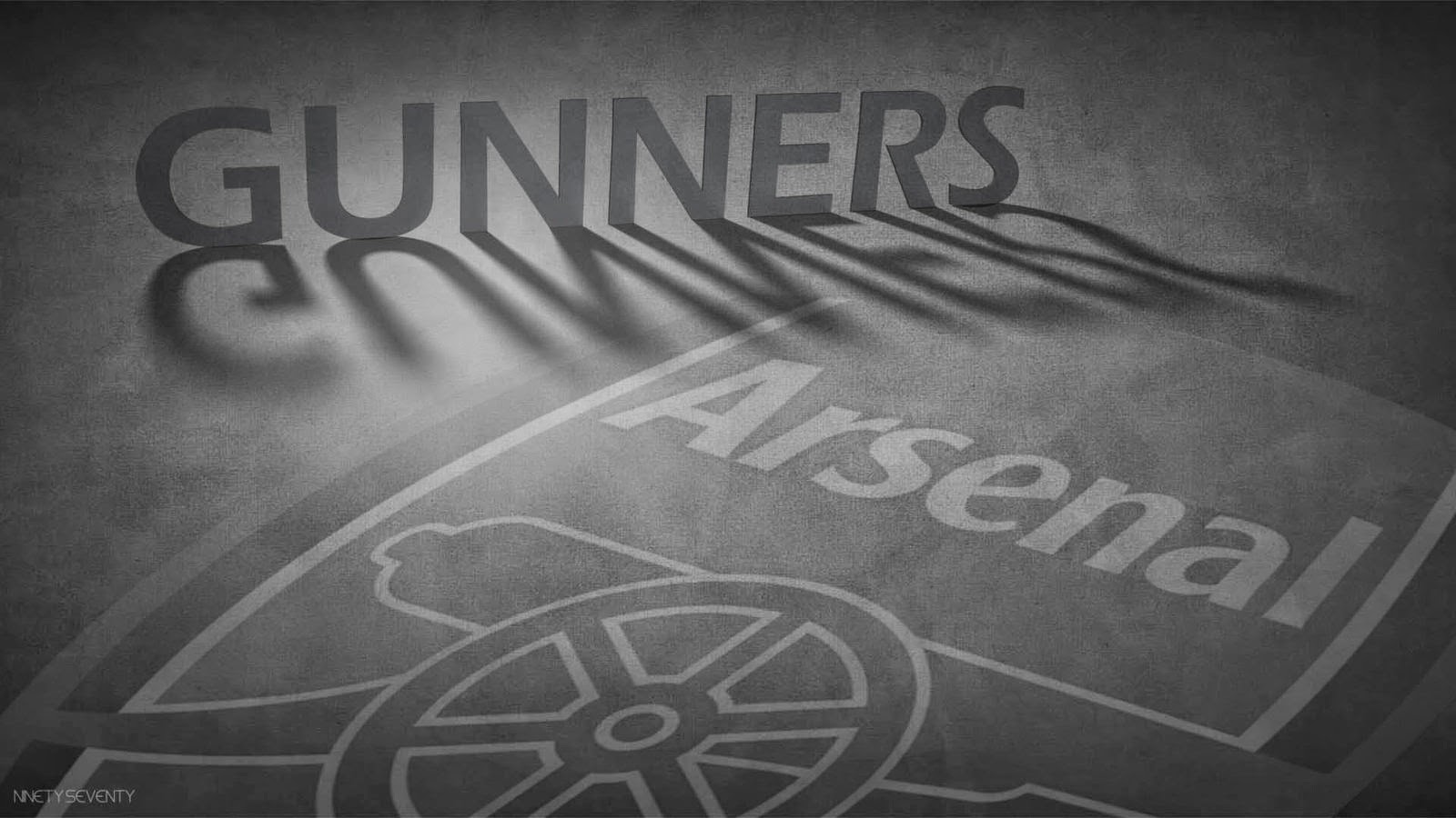 Arsenal Wallpaper 2017 - Monochrome - HD Wallpaper 