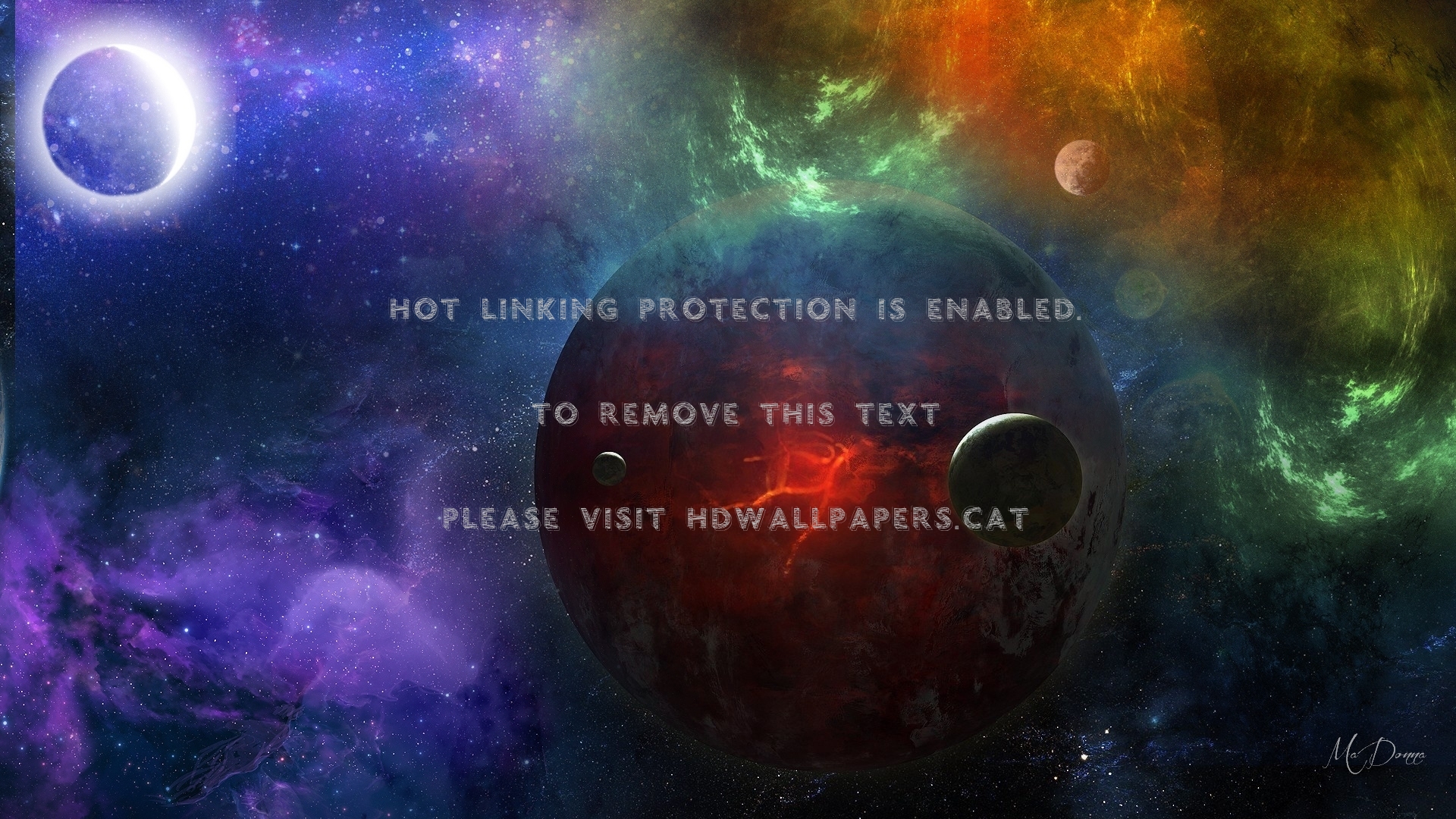 Space Colors By Madonna Firefox Persona - Anime Demon Girl Black - HD Wallpaper 