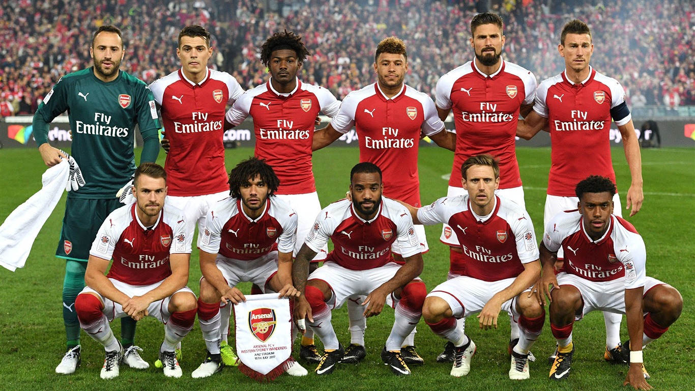 Arsenal Football Club 2017 Wallpaper2017 - Western Sydney Wanderers Vs Arsenal - HD Wallpaper 