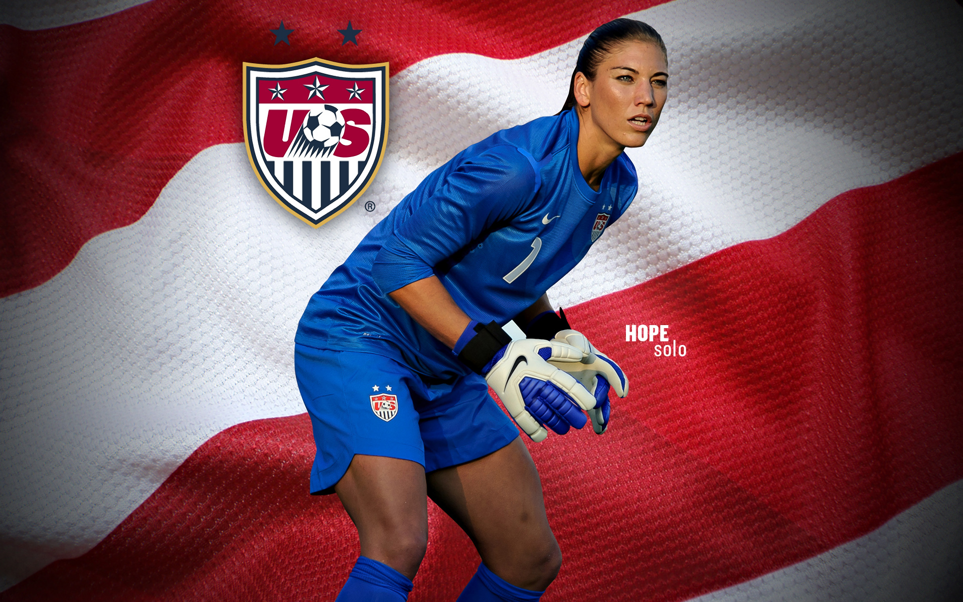 Hope Solo 2015 Usa Soccer Goalkeeper Wallpaper - Us Soccer - HD Wallpaper 