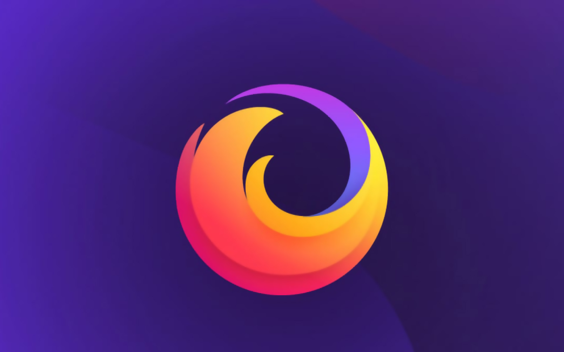 Mozilla Firefox Flat Logo, 4k, Creative, Violet Background, - New Logo Firefox 2019 - HD Wallpaper 