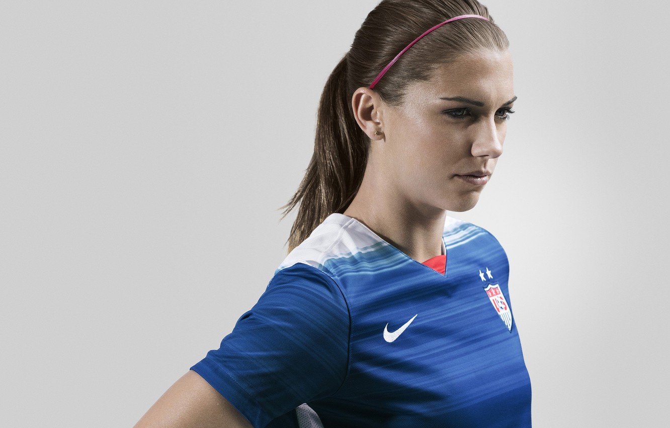Photo Wallpaper Woman, Usa, Soccer, Player, Alex Pre Wrap Headbands Soccer 1332x850