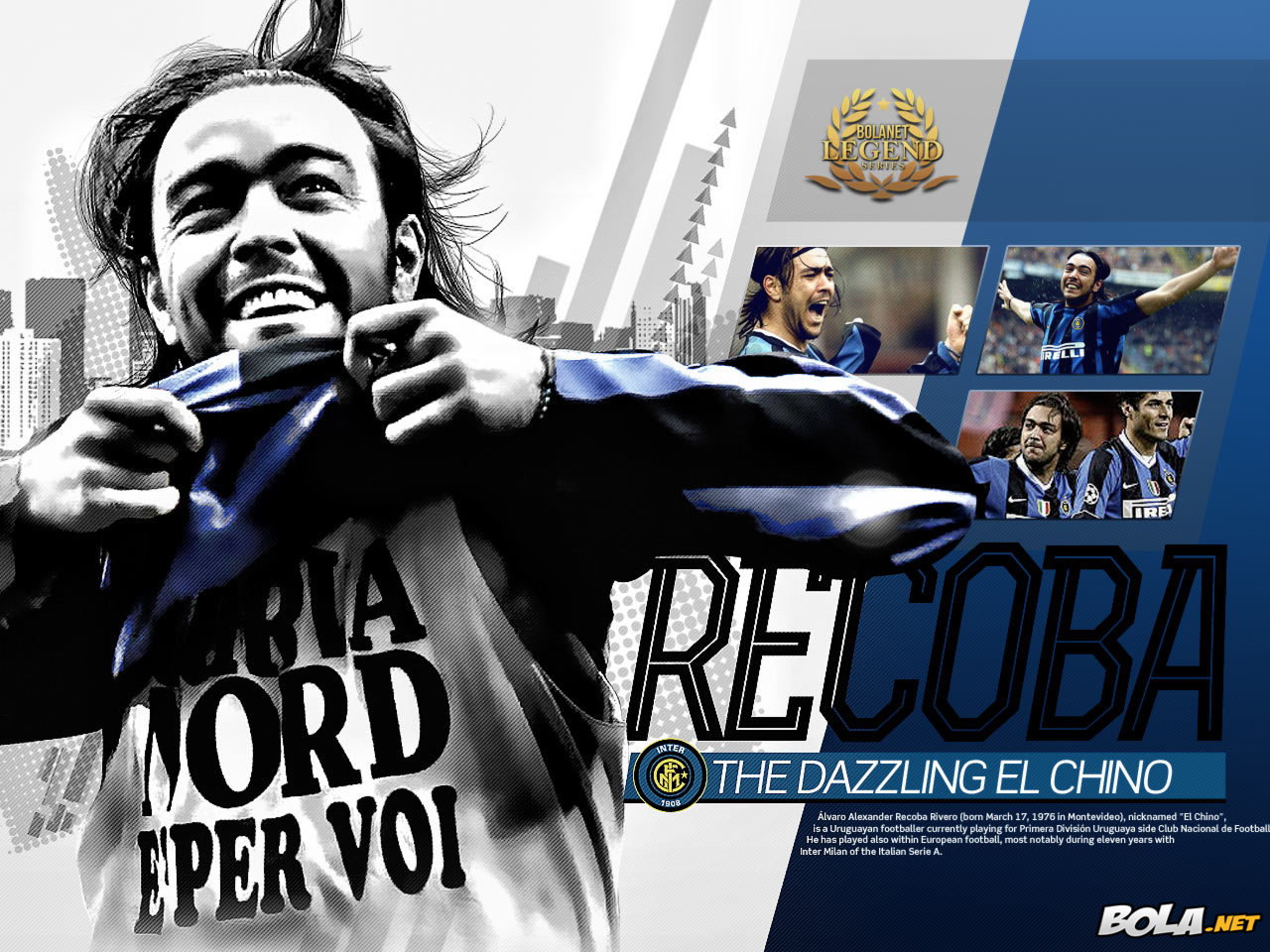 Inter Wallpaper Hd - Alvaro Recoba Inter Milan - HD Wallpaper 