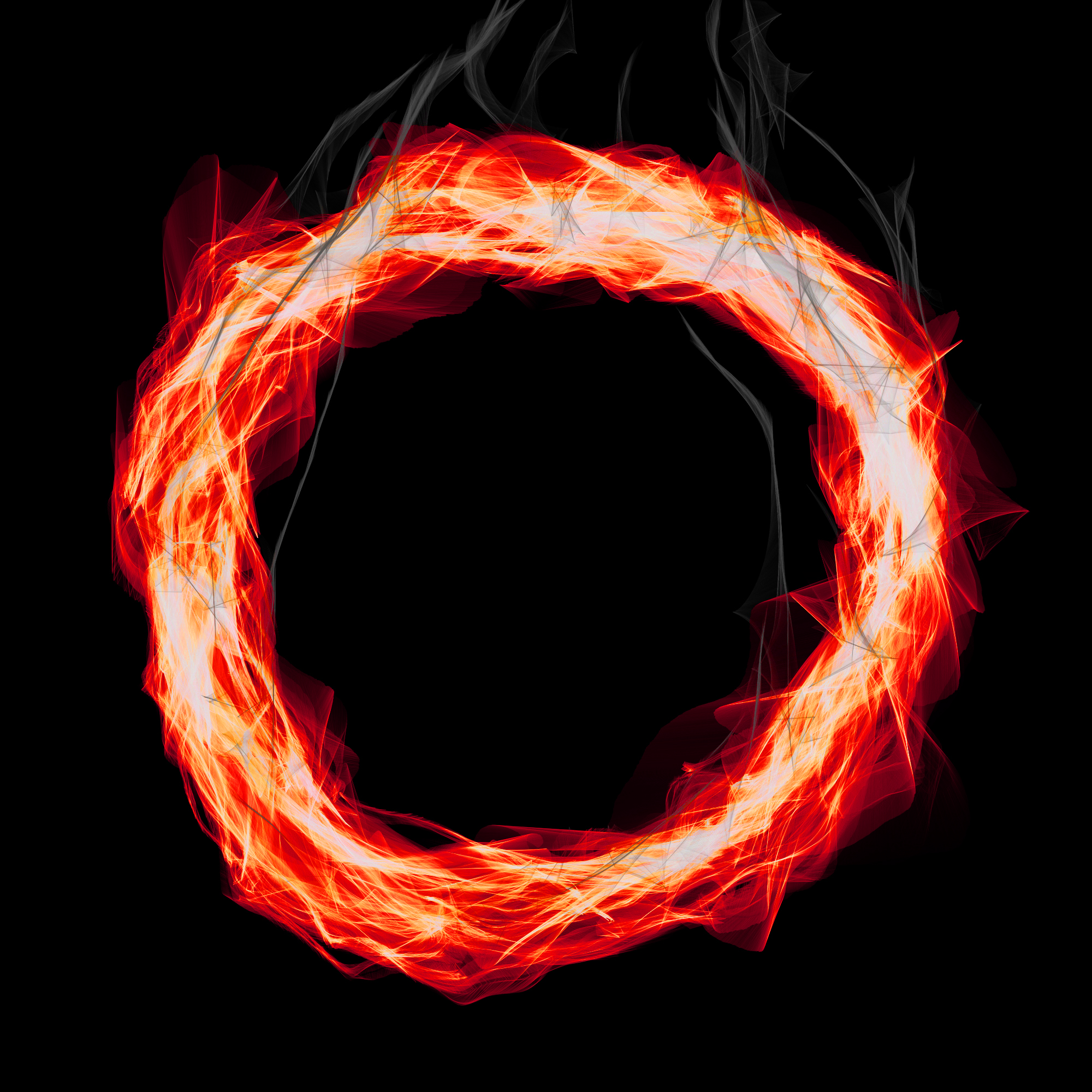 Abstract Fire Background Circle Hd - HD Wallpaper 