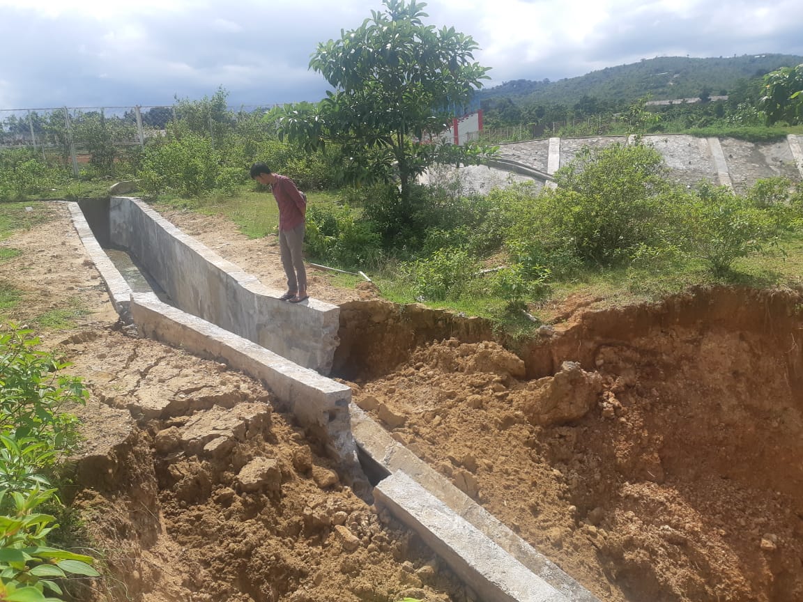 Baru Siap Dikerjakan, Saluran Pembuang Di Lapangan - Tree - HD Wallpaper 