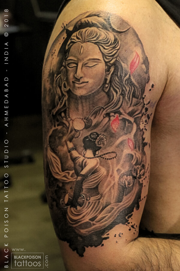 Lord Shiva Tattoo On Arm - HD Wallpaper 