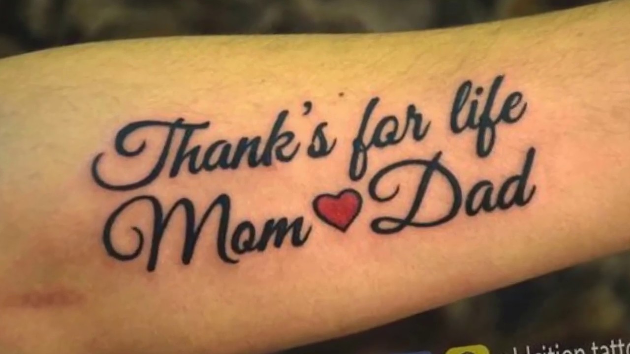 Mom Dad Heartbeat Tattoo - 1280x720 Wallpaper 