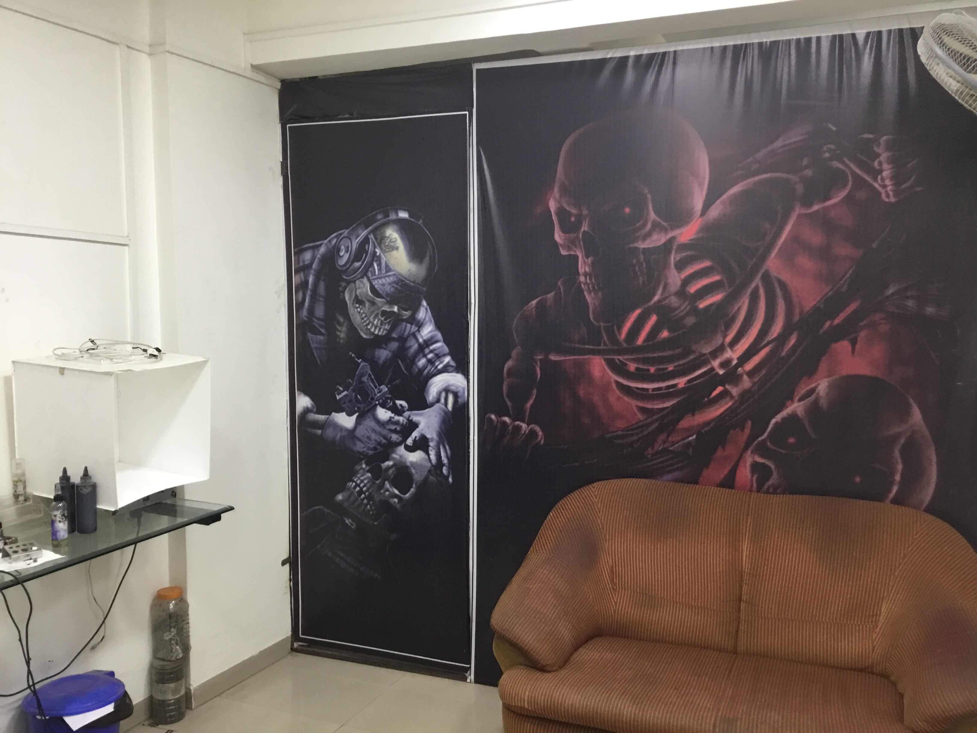 Sb Tattoo Shop Photos, Narhe Gaon, Pune - Interior Design - HD Wallpaper 