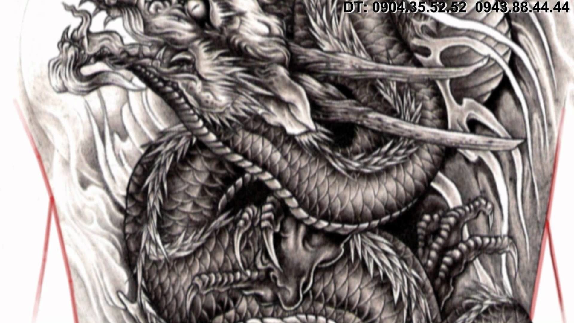 Dragon Tattoo Flash 11 Maxresdefault 
 Data-src - Dragon Tattoo Pencil Drawing - HD Wallpaper 