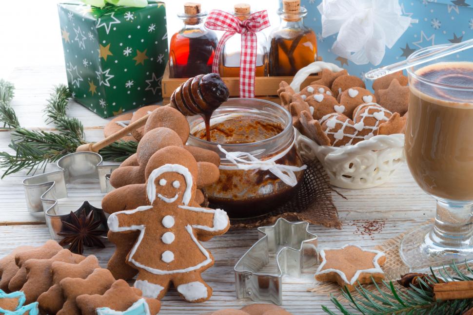 Baking Cookies Holidays Christmas Bowknot Food Wallpaper,food - Cookie - HD Wallpaper 