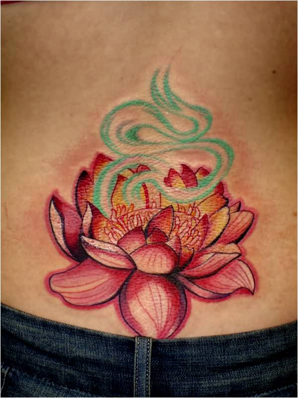 Traditional Lotus Flower Tattoo Wallpaper Download - Lotus Flower Tattoo Designs - HD Wallpaper 