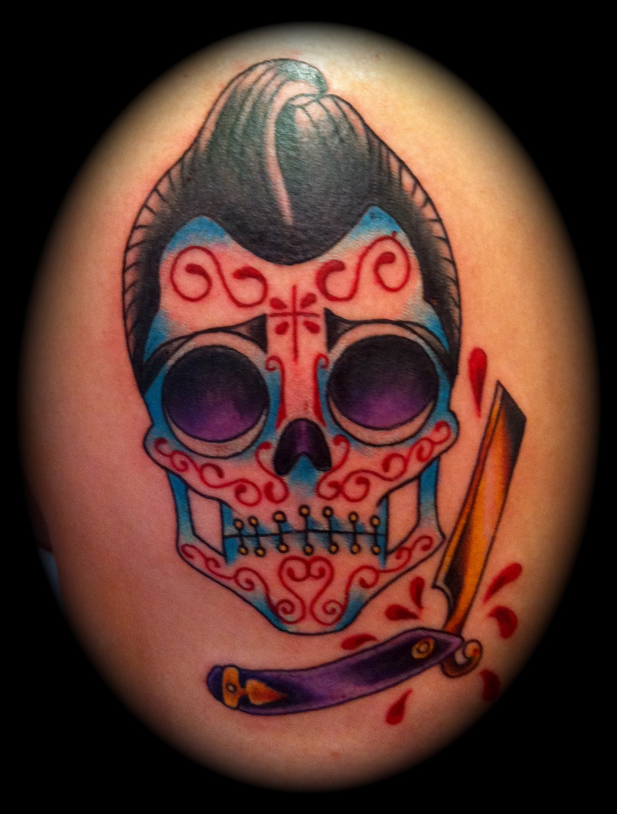 Sugar Skull For Men Tattoo - HD Wallpaper 