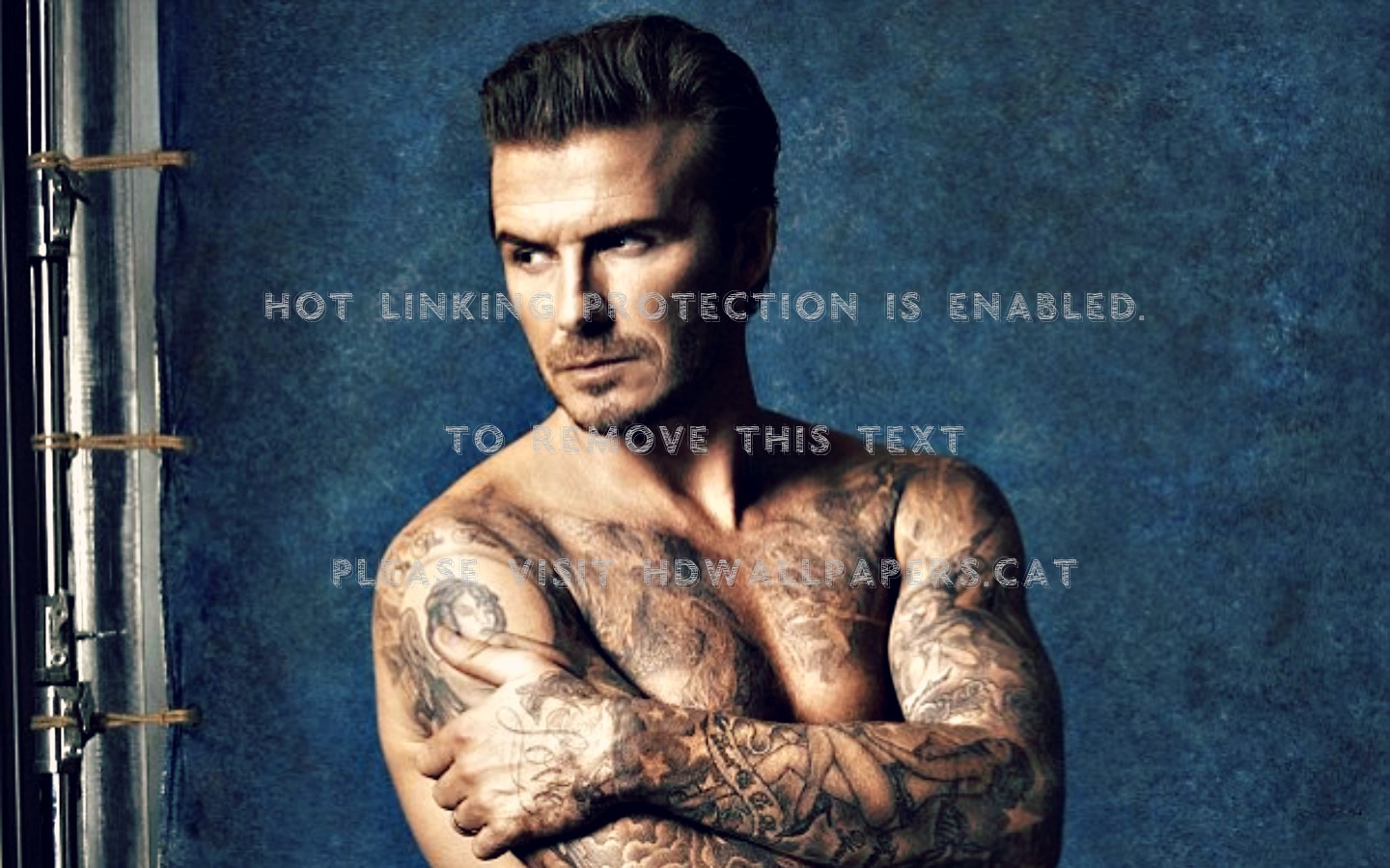 David Beckham Tattoo Model Blue Footballer - David Beckham Torso Tattoos - HD Wallpaper 