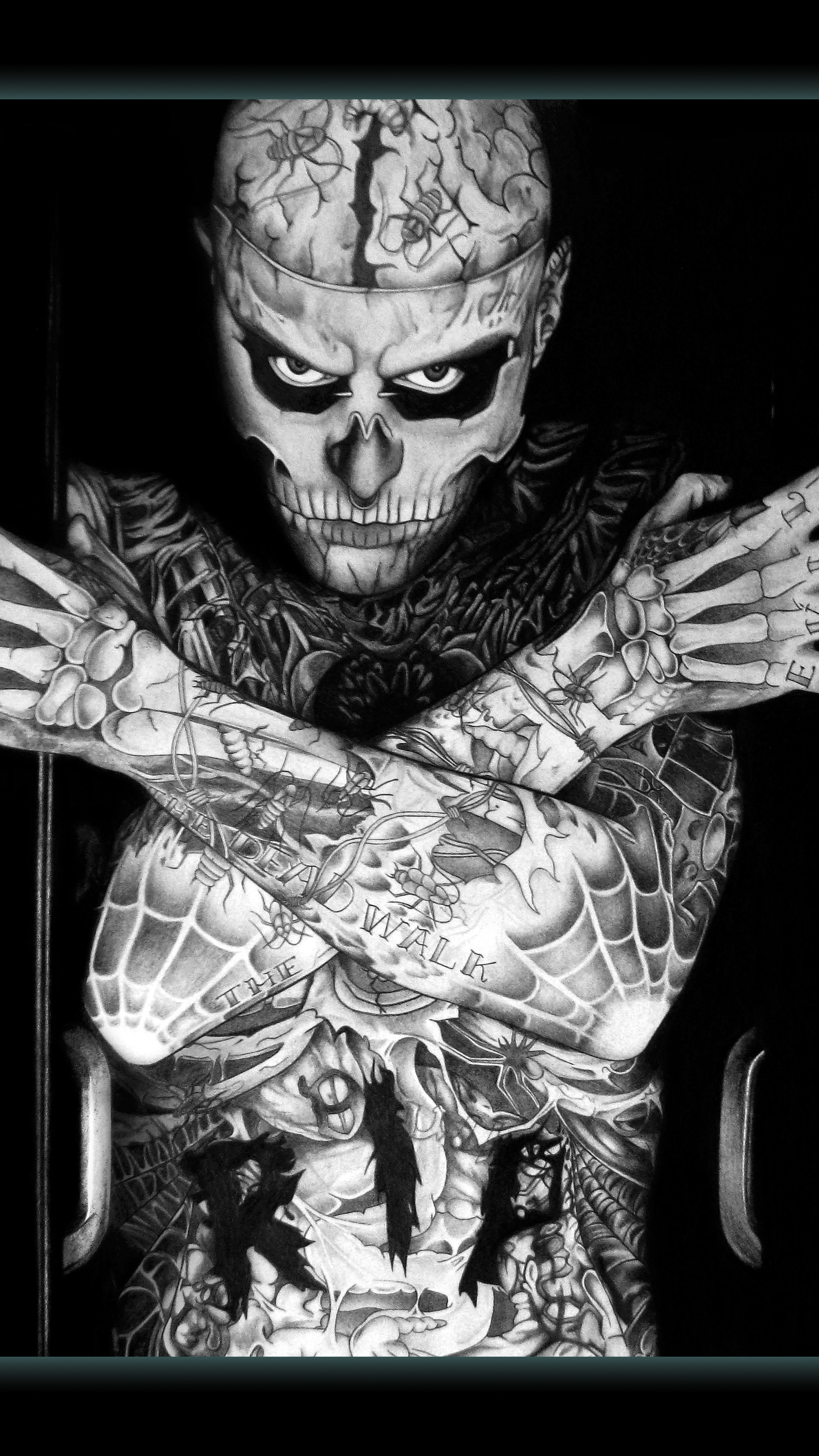 Rick Genest Wallpaper Hd - HD Wallpaper 