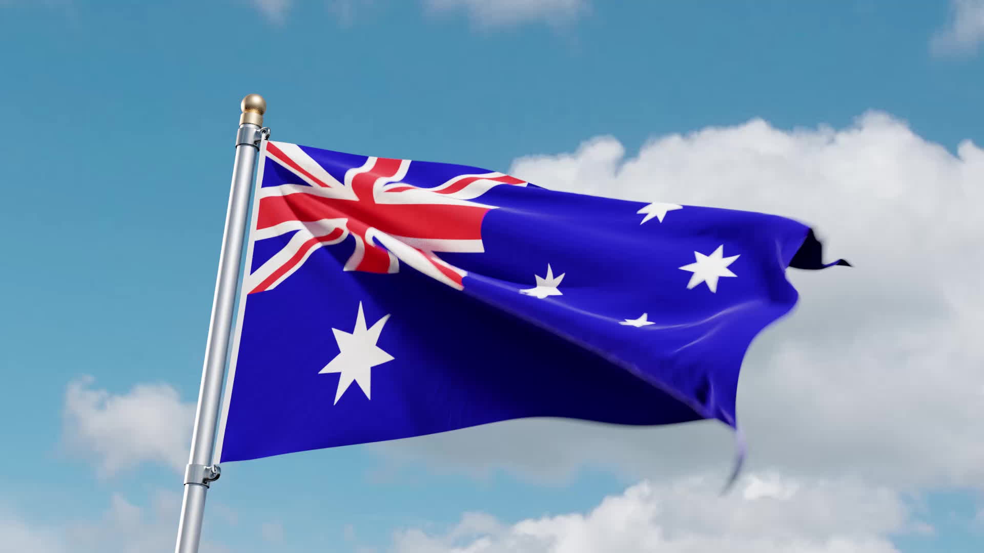 Moving Flags Australia - HD Wallpaper 
