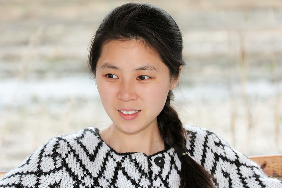 Girl, Model, Chinese Girl, Black Hair, Aisan Girl, - 塩 顔 女子 - HD Wallpaper 