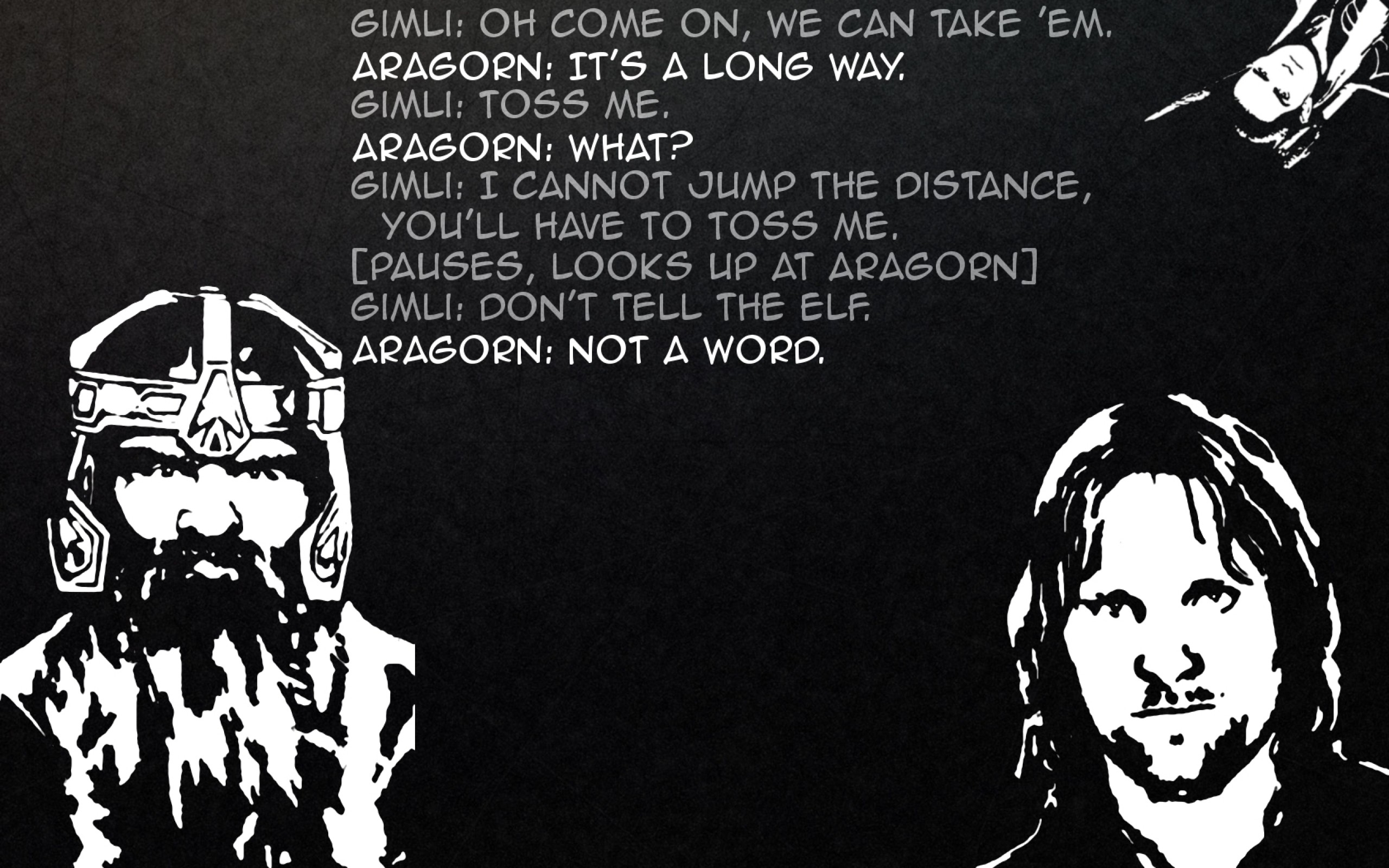 Wallpaper - Desktop Wallpaper Lord Of The Rings Quotes - HD Wallpaper 