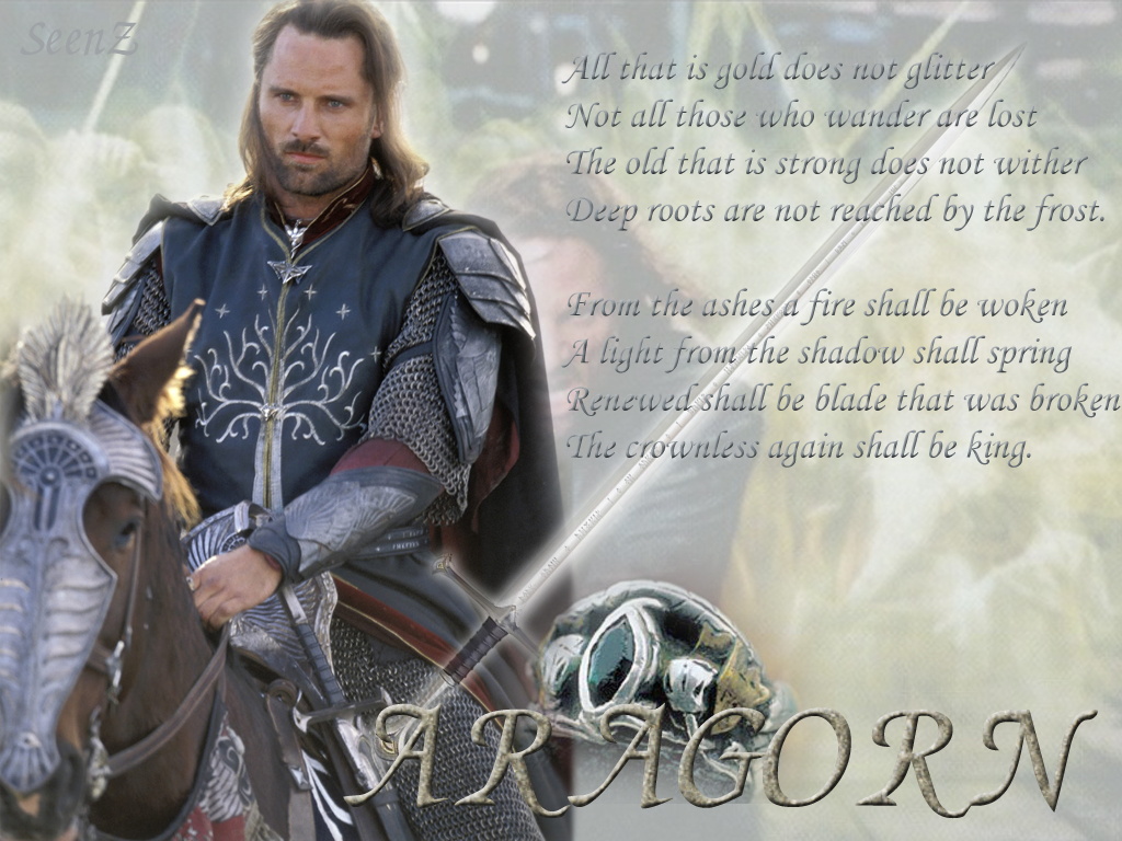 Aragorn Wearing The Evenstar - HD Wallpaper 