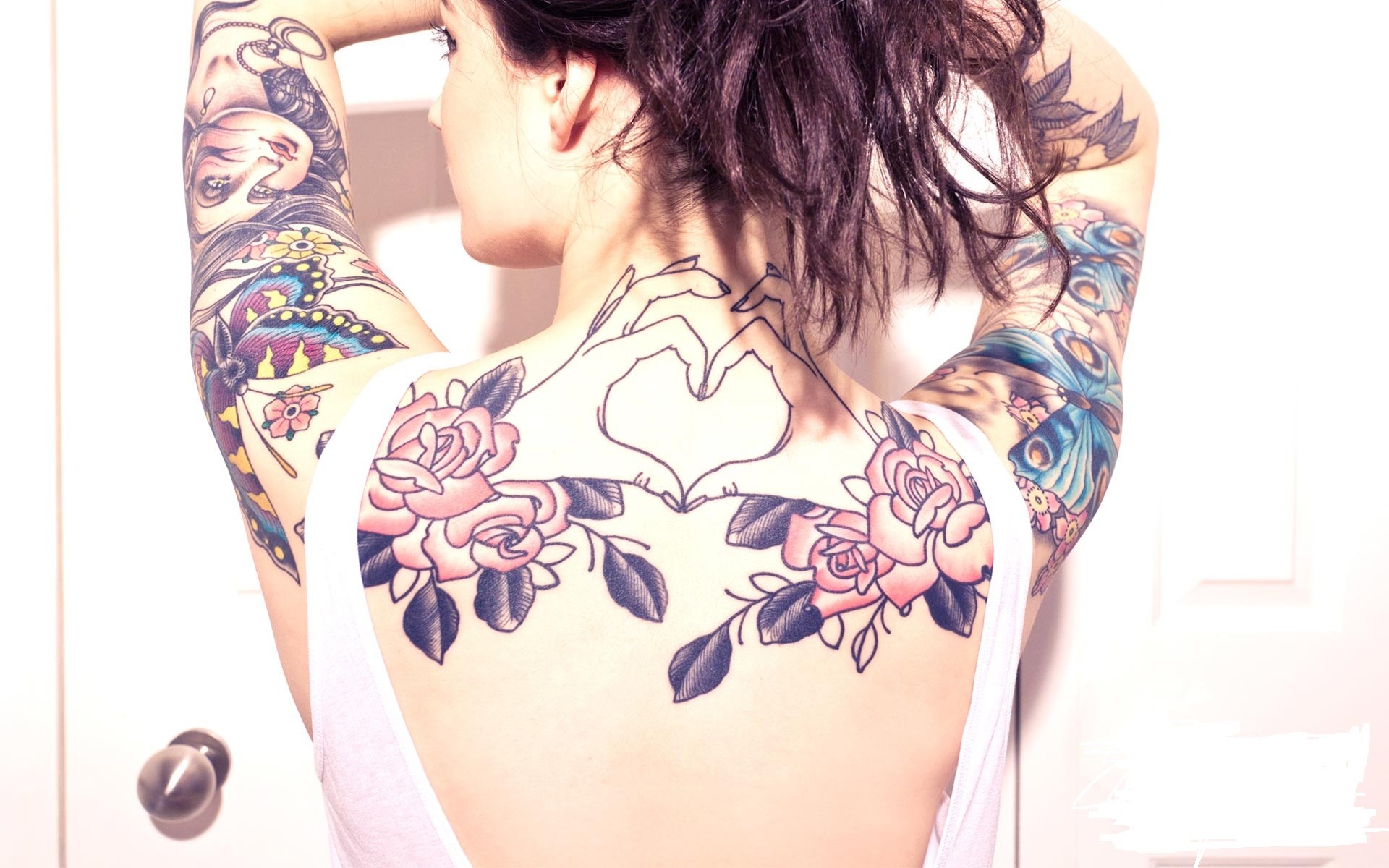 Arm Design Tattoo Girl Wallpaper Hd Skilal - Tattoo Hd Wallpapers Girls - HD Wallpaper 