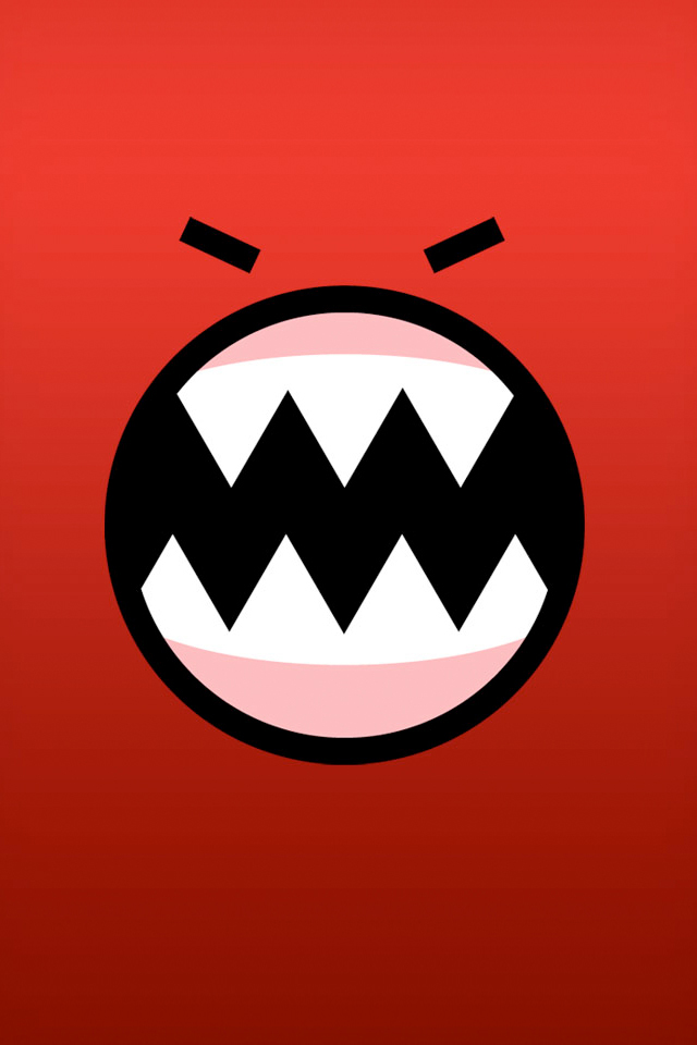 Red Monster Wallpaper - Monster Wallpaper Hd Iphone - 640x960 Wallpaper -  