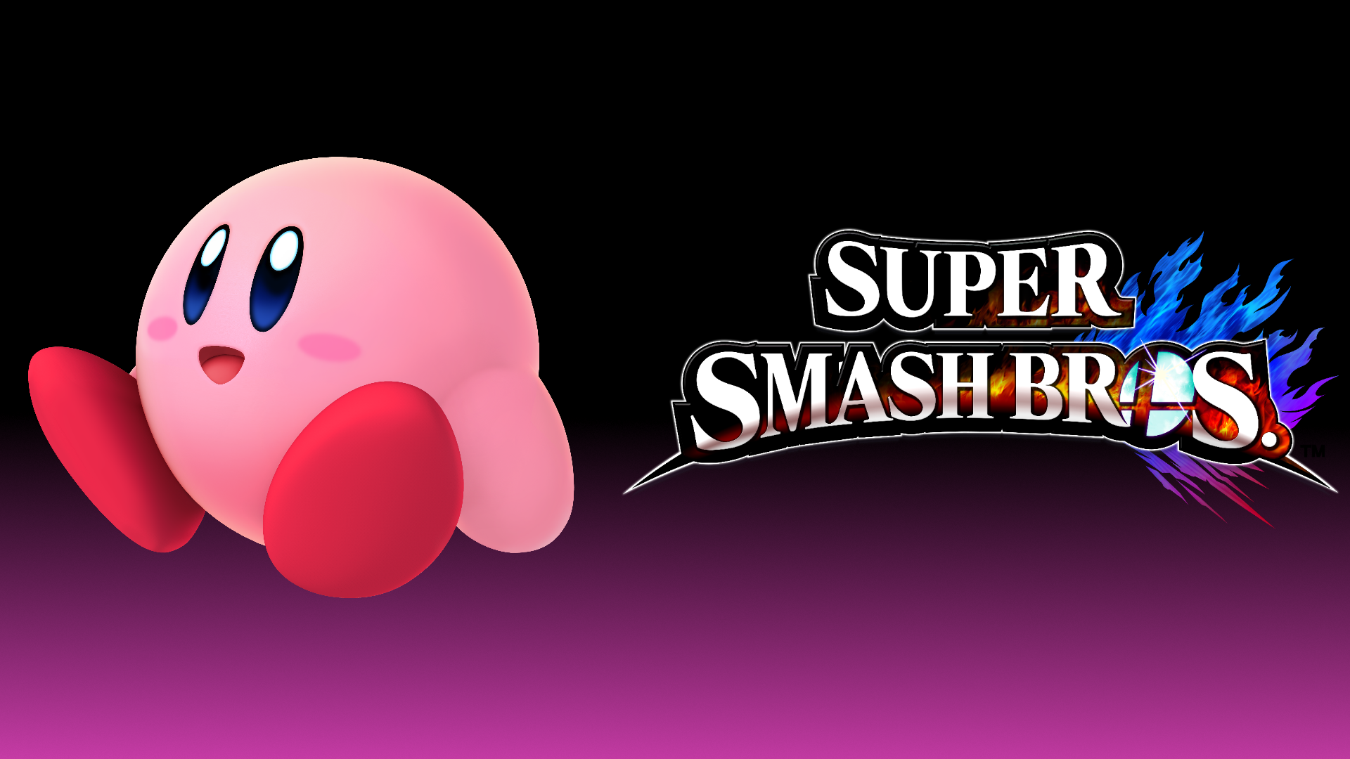 Kirby Wallpaper From Super Smash Bros Ultimate - HD Wallpaper 