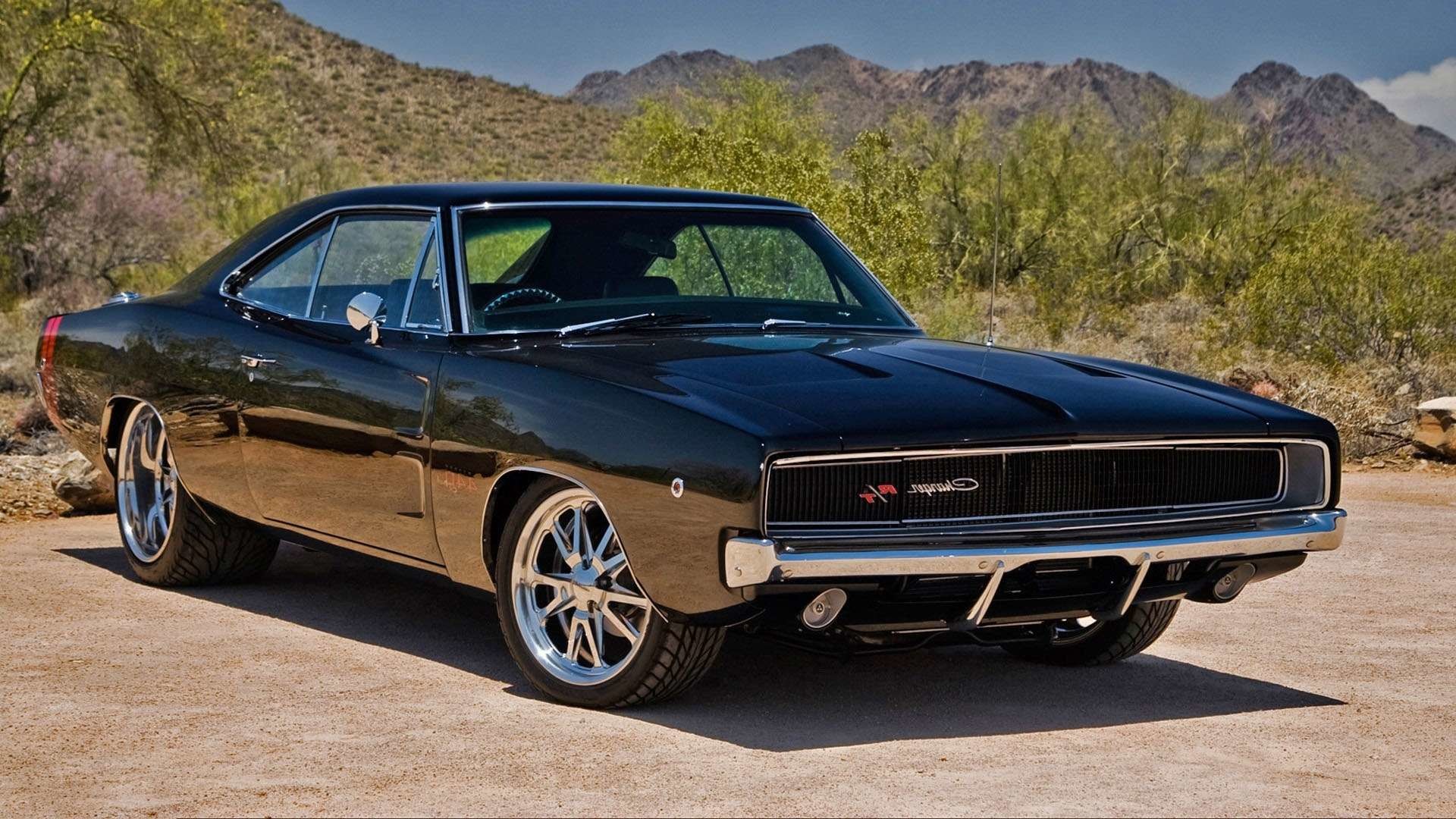 Vehicles For 1969 Dodge Charger Wallpaper - Dodge Charger 1970 Full Black - HD Wallpaper 