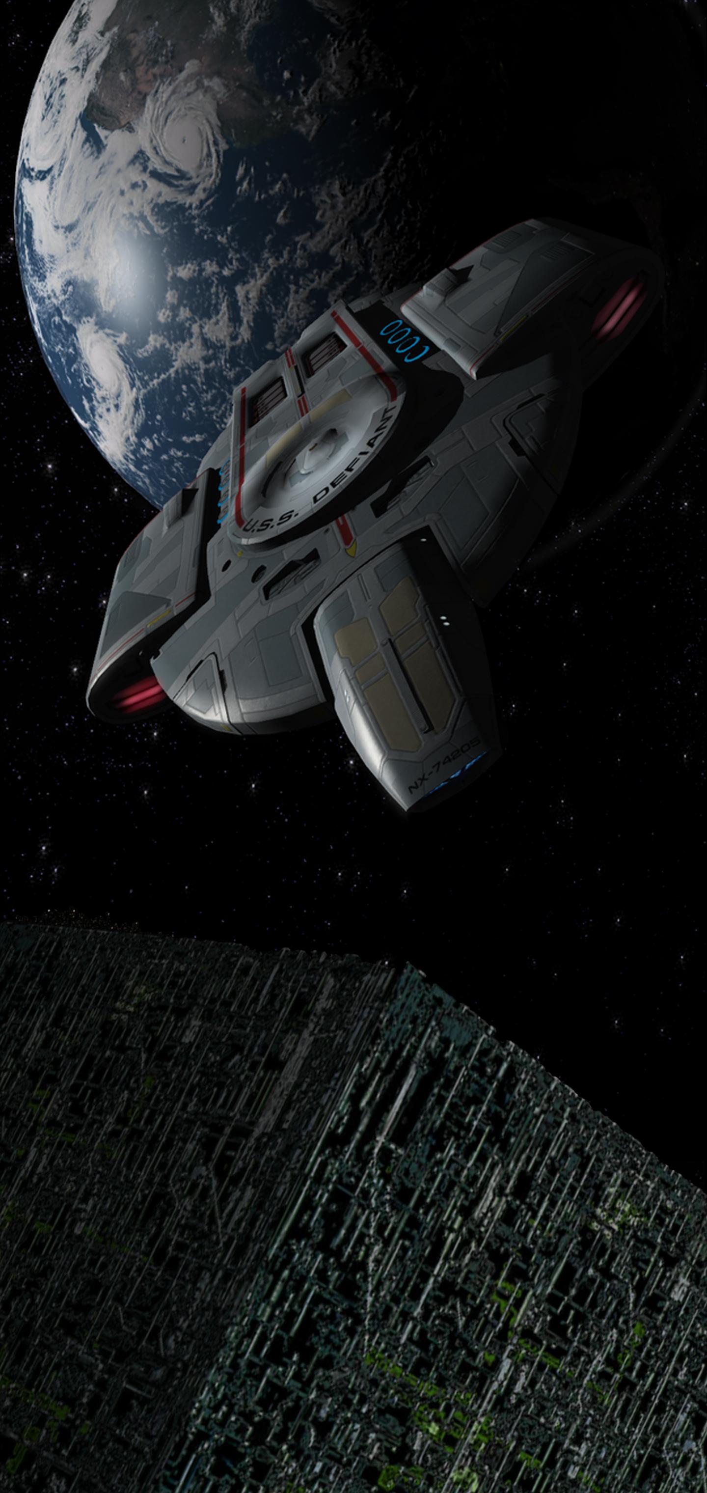 Star Trek Defiant Wallpaper Phone - HD Wallpaper 
