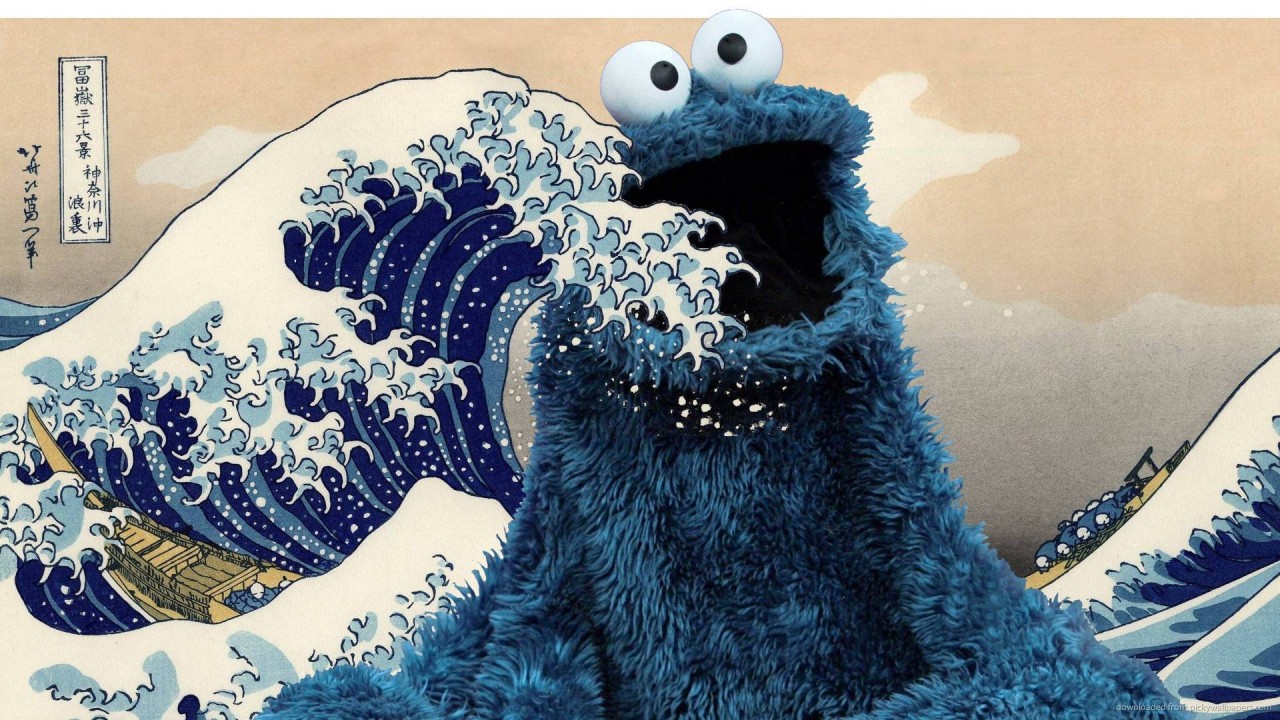 Cookie Monster Seventeen Wallpapers - Japan Waves - HD Wallpaper 