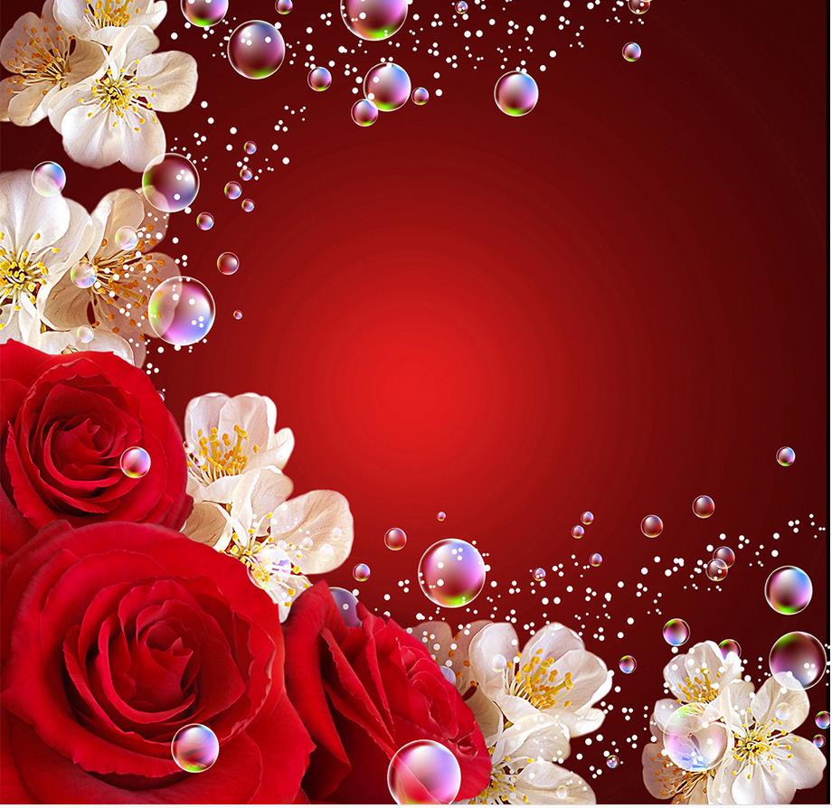 Red Rose 3d - HD Wallpaper 