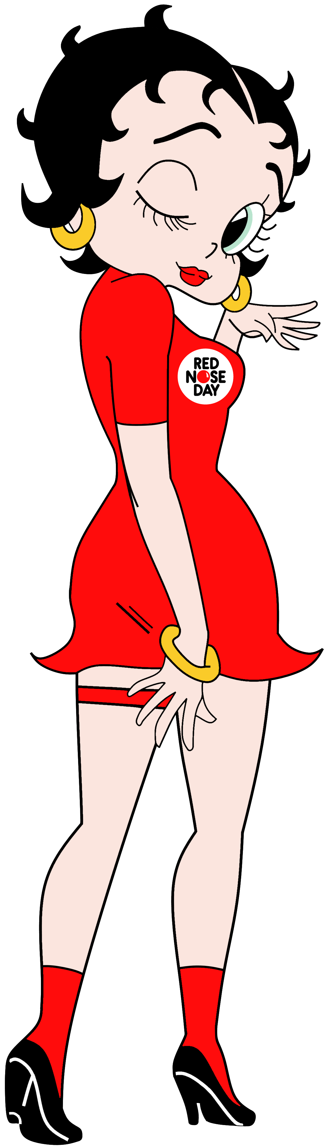 Betty Boop Anime Render - Comic Relief - HD Wallpaper 