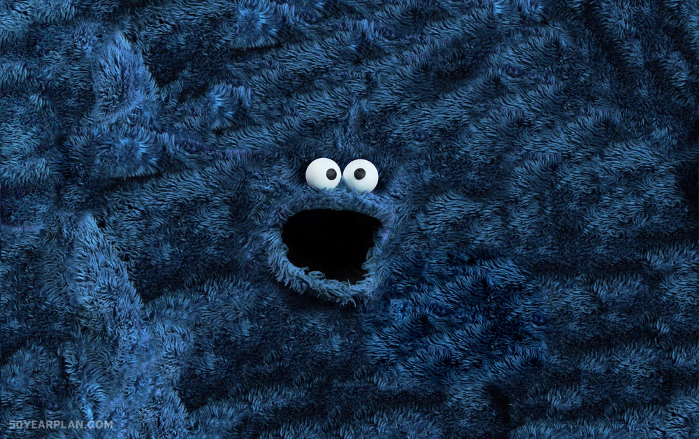Cookie Monster Wallpaper Hd Background - Monster Cookies Wallpaper Hd - HD Wallpaper 