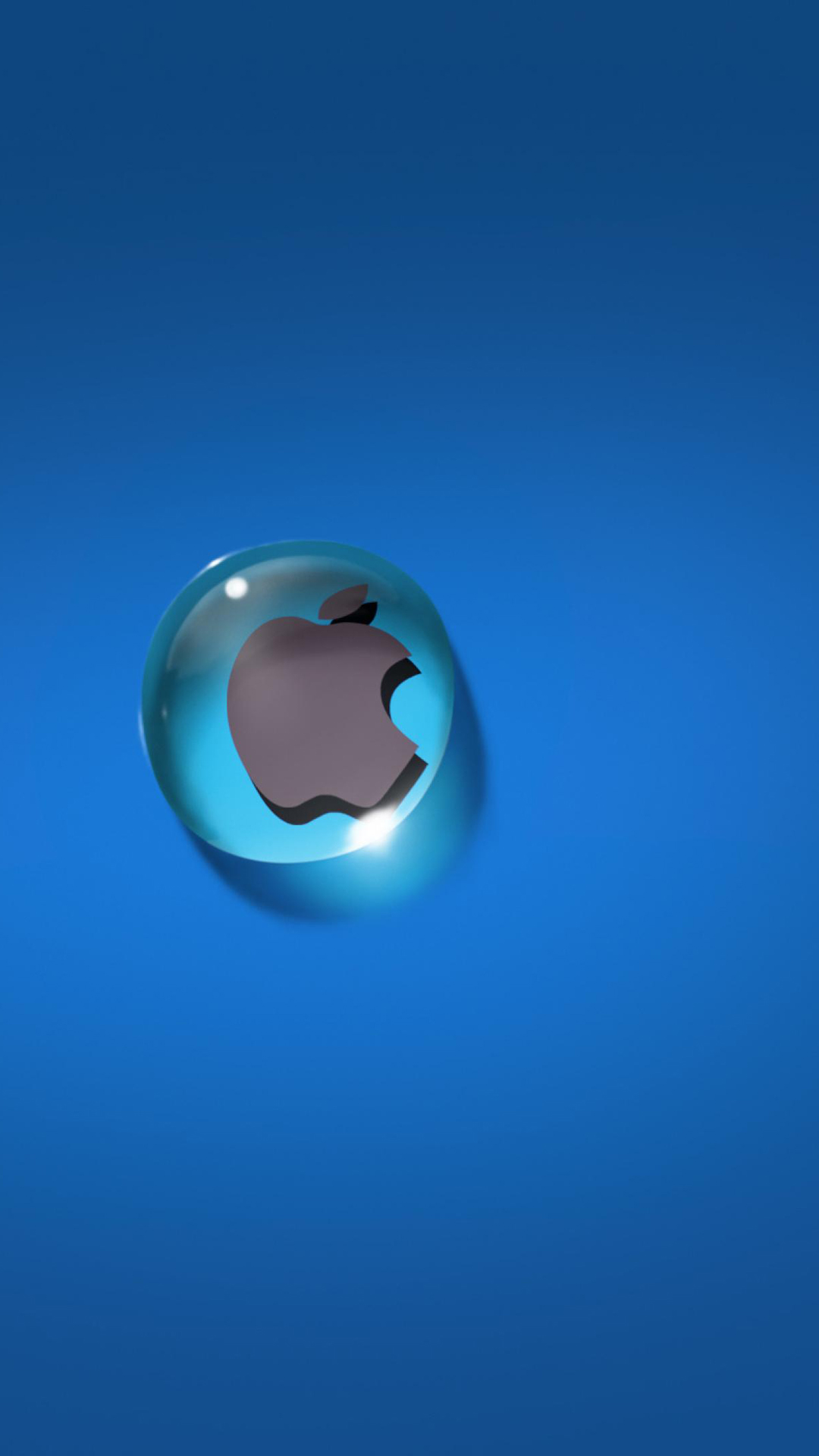 Apple Buble Wallpaper - Circle - HD Wallpaper 