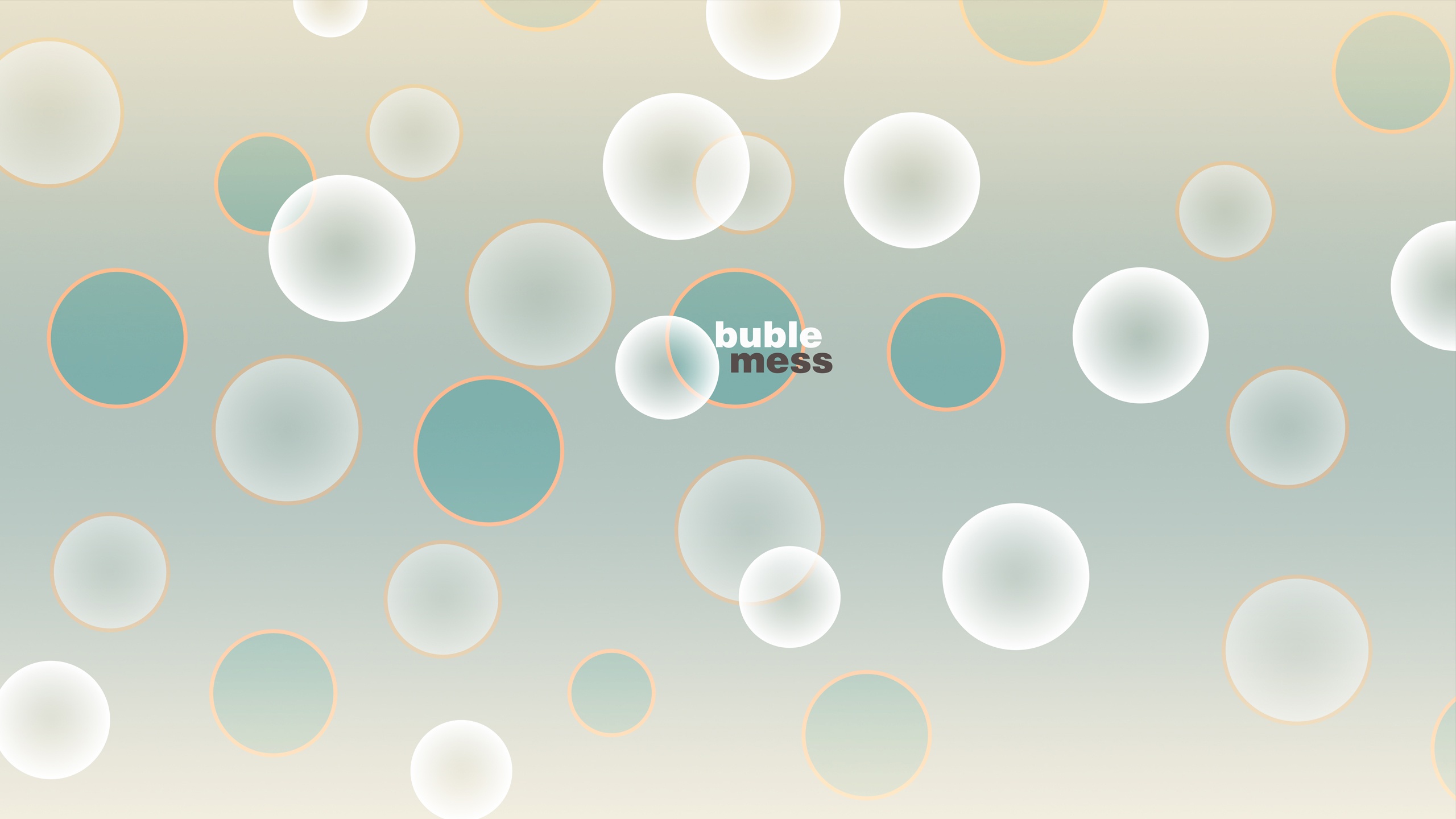 Buble Mess - Circle - HD Wallpaper 