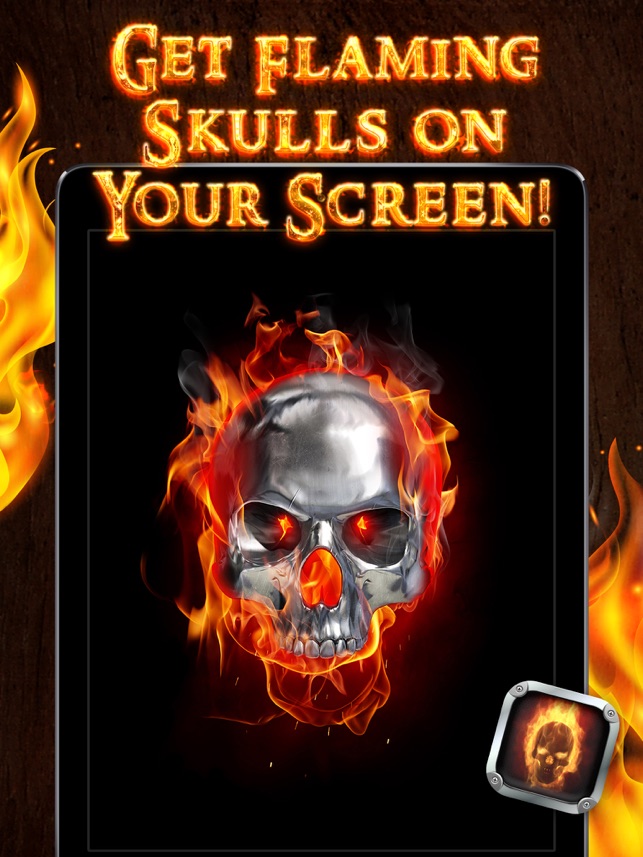 Imágenes De Calaveras Con Fuego - HD Wallpaper 