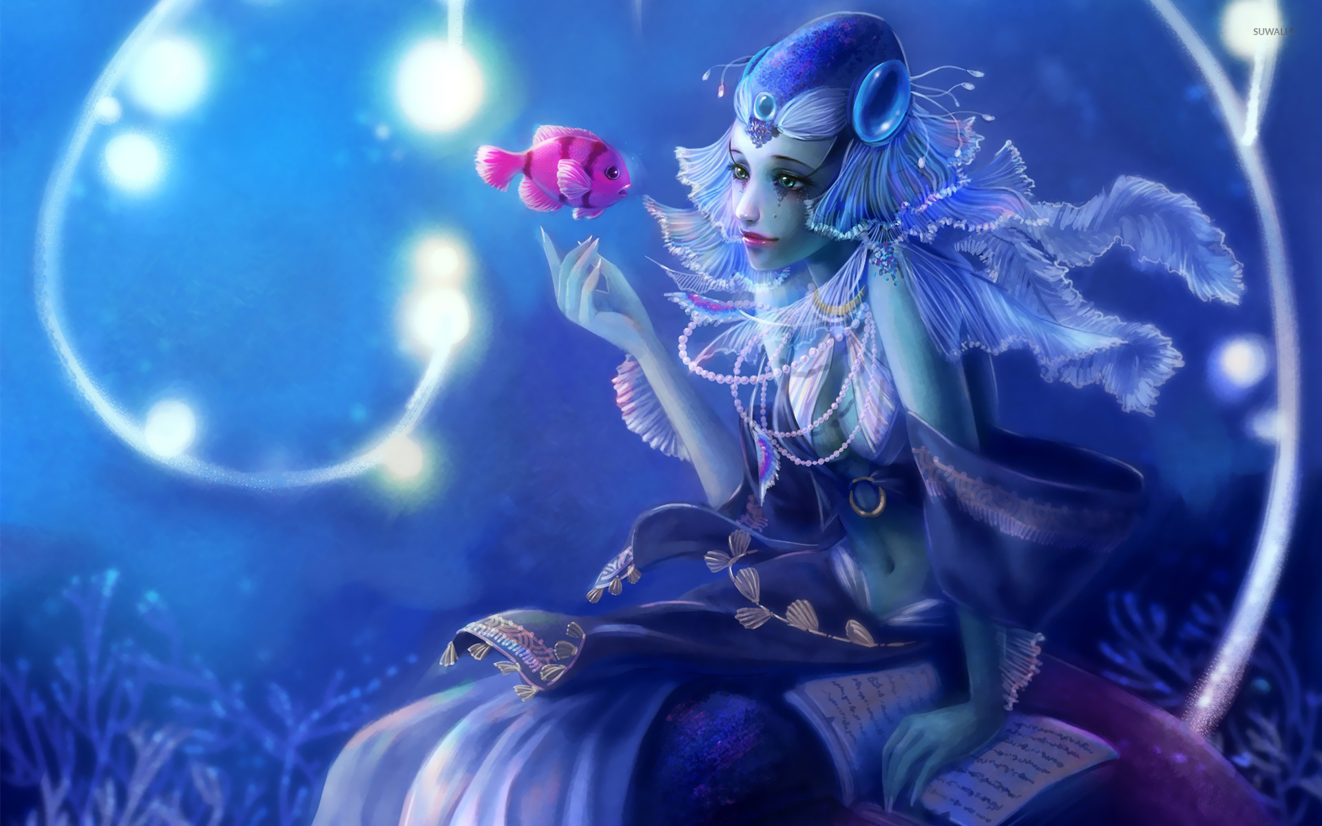 Fantasy Mermaid - HD Wallpaper 