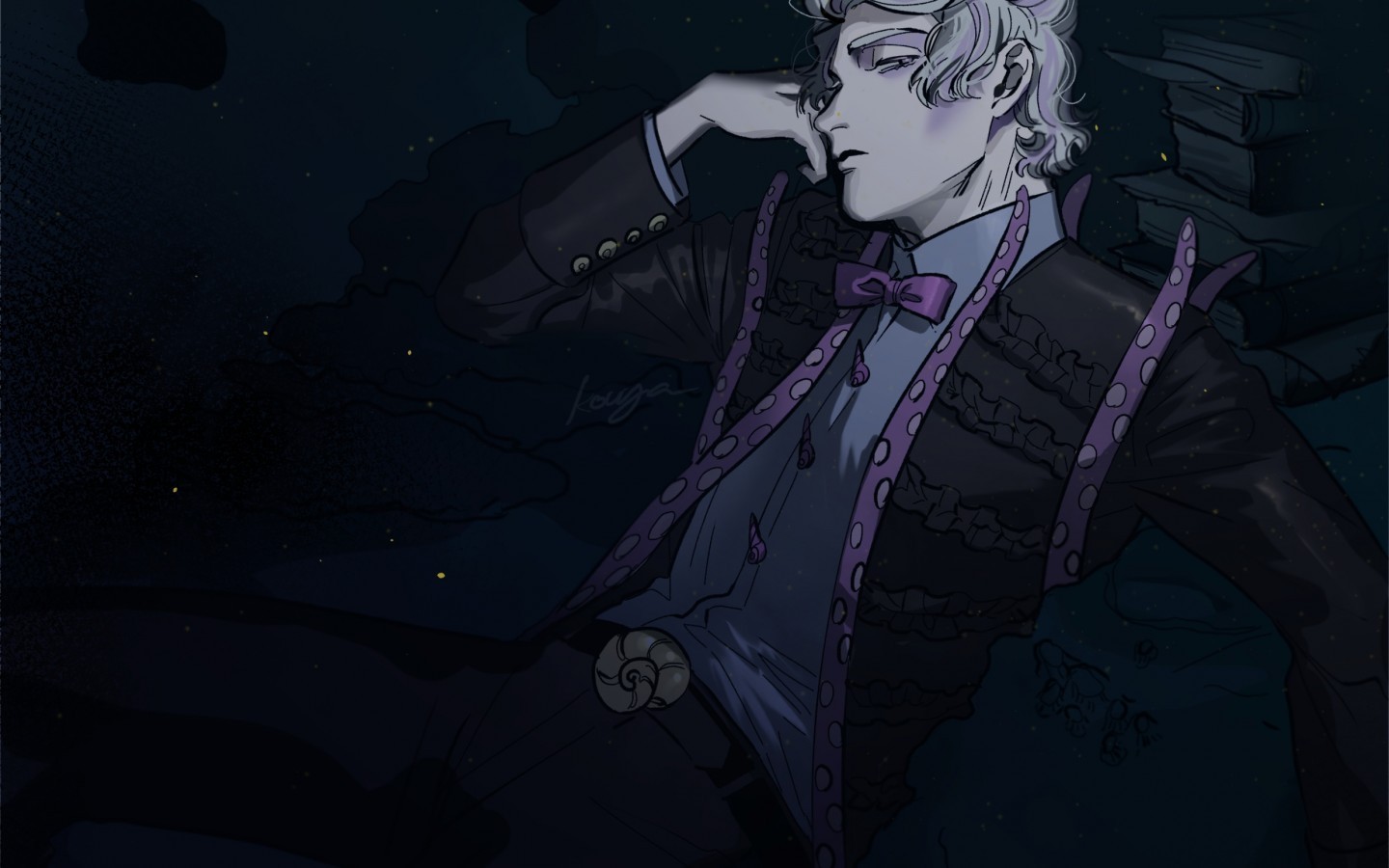 Eight Foot Joe, Little Mermaid, Closed Eyes, Anime - Eight Foot Joe - HD Wallpaper 