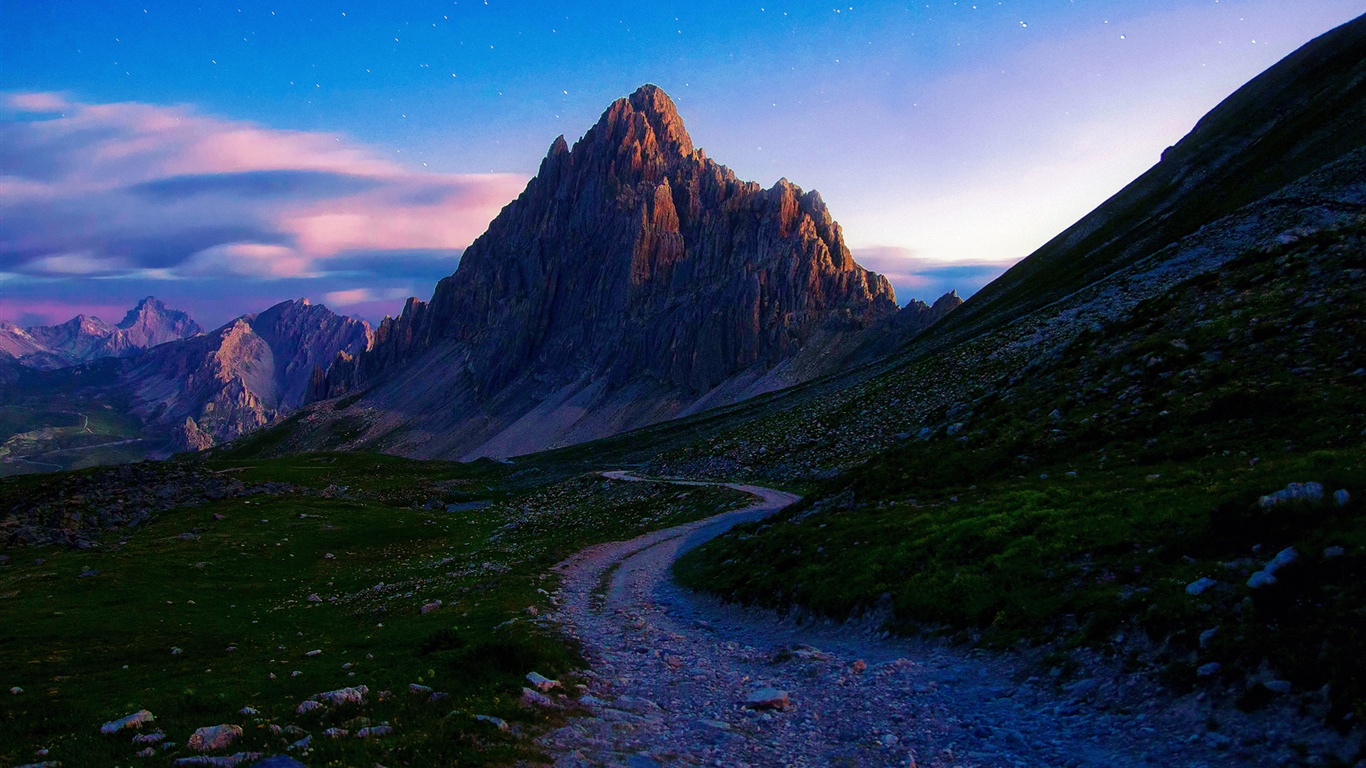 Wallpaper - Mountains Path - HD Wallpaper 