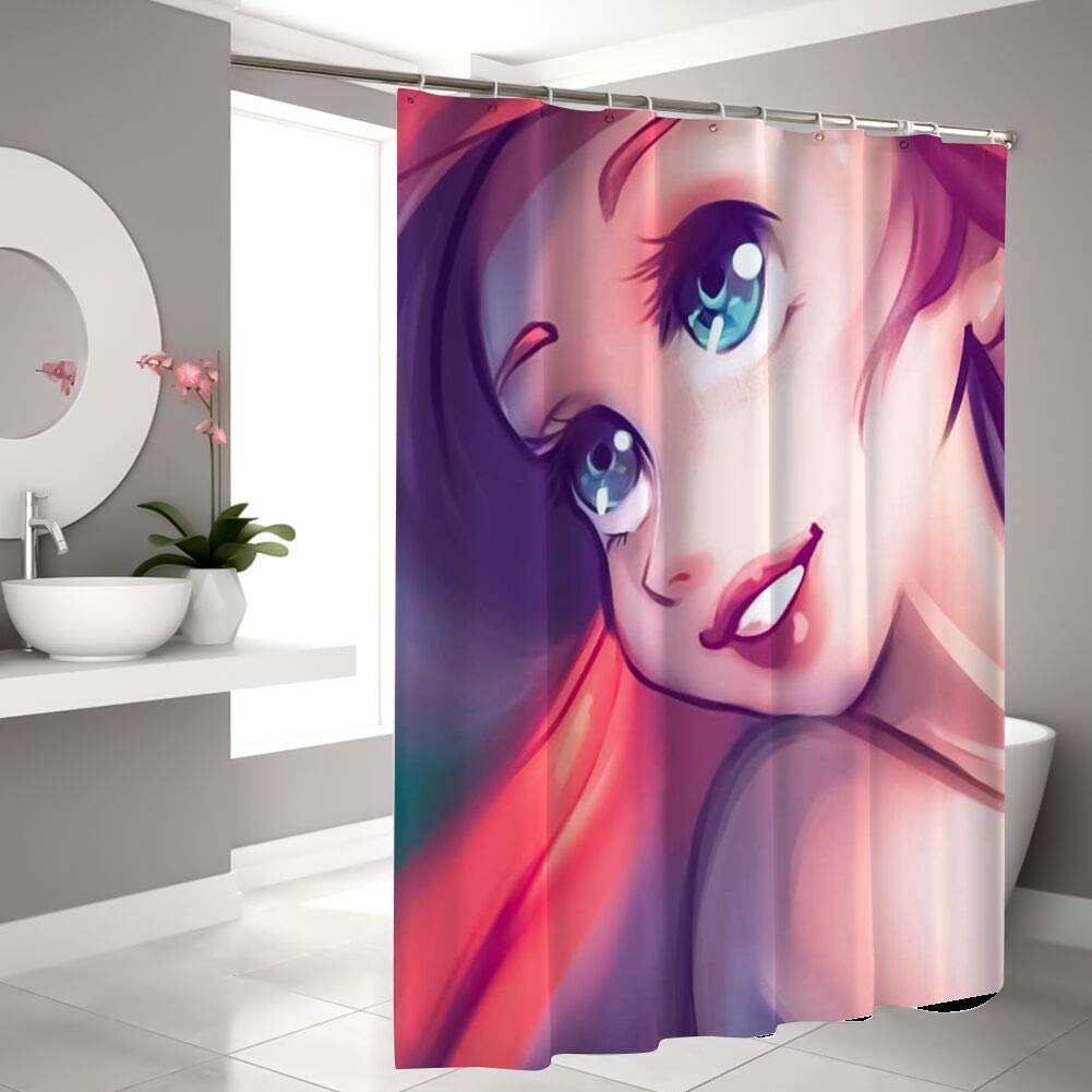 Disney Collection Shower Curtain Inch Liner Mermaid - Anime - HD Wallpaper 