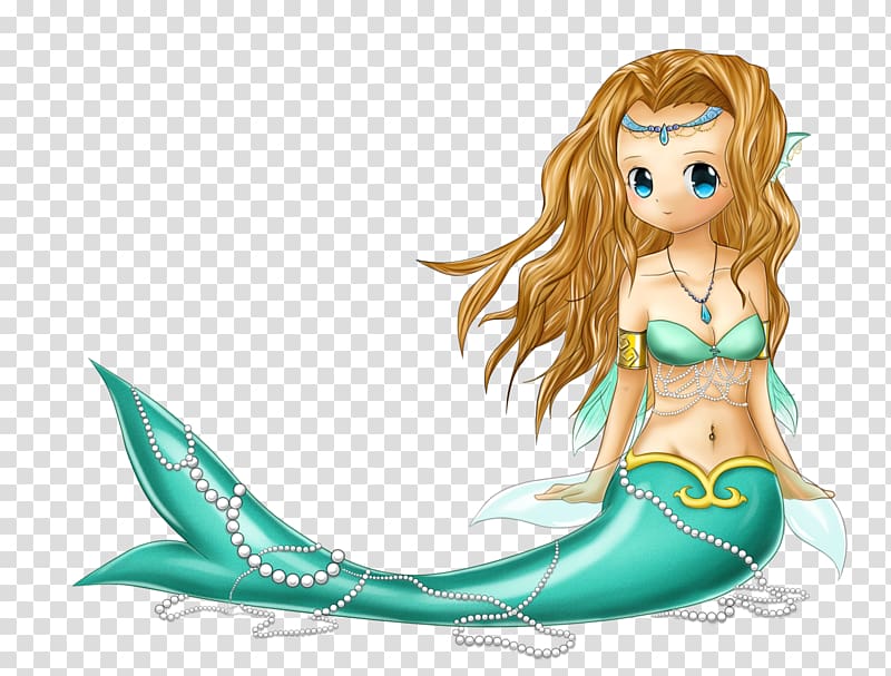 Mermaid Desktop Anime Drawing, Mermaid Transparent - HD Wallpaper 