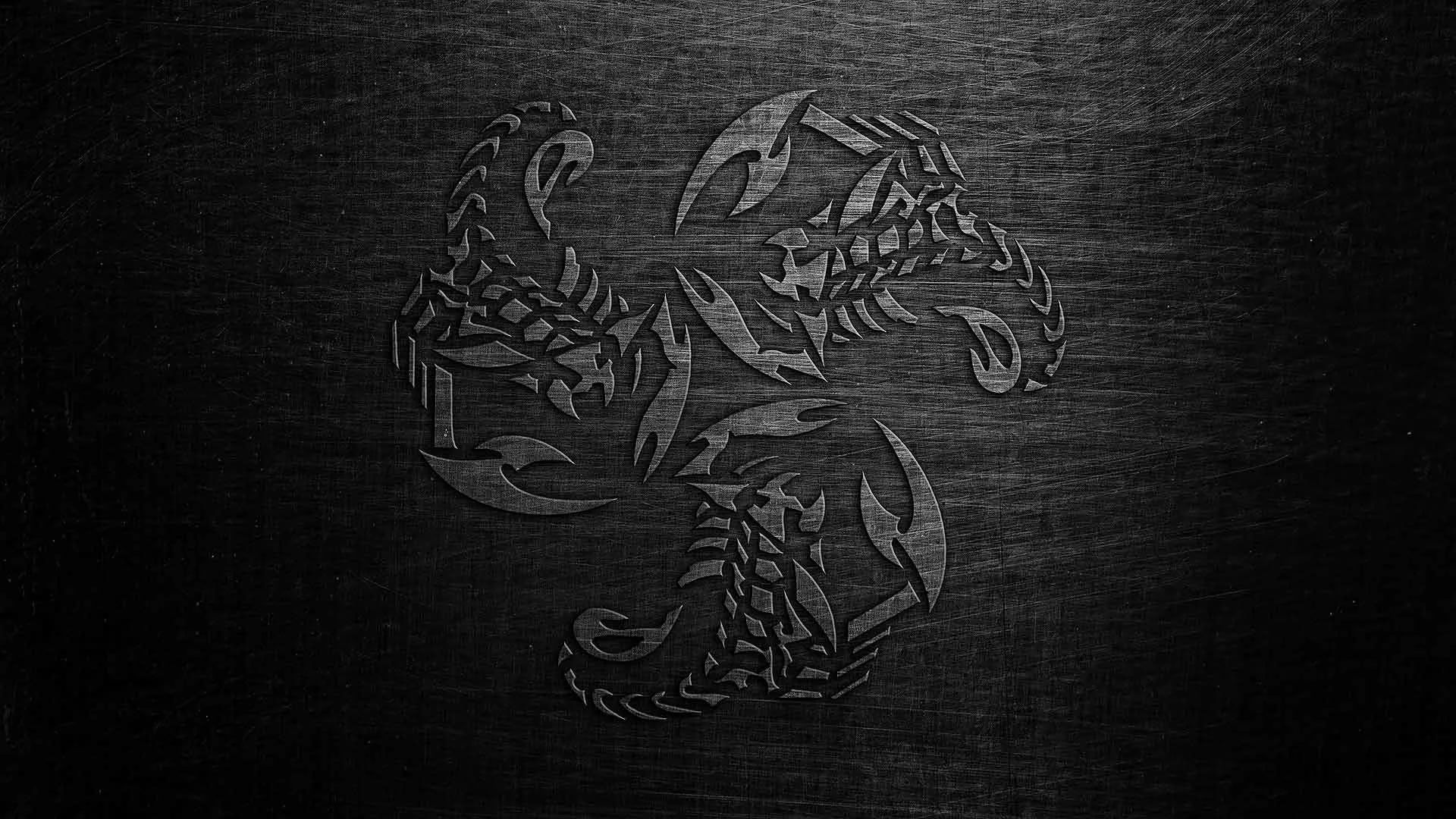 Scorpio Full Hd Wallpaper - Monochrome - HD Wallpaper 