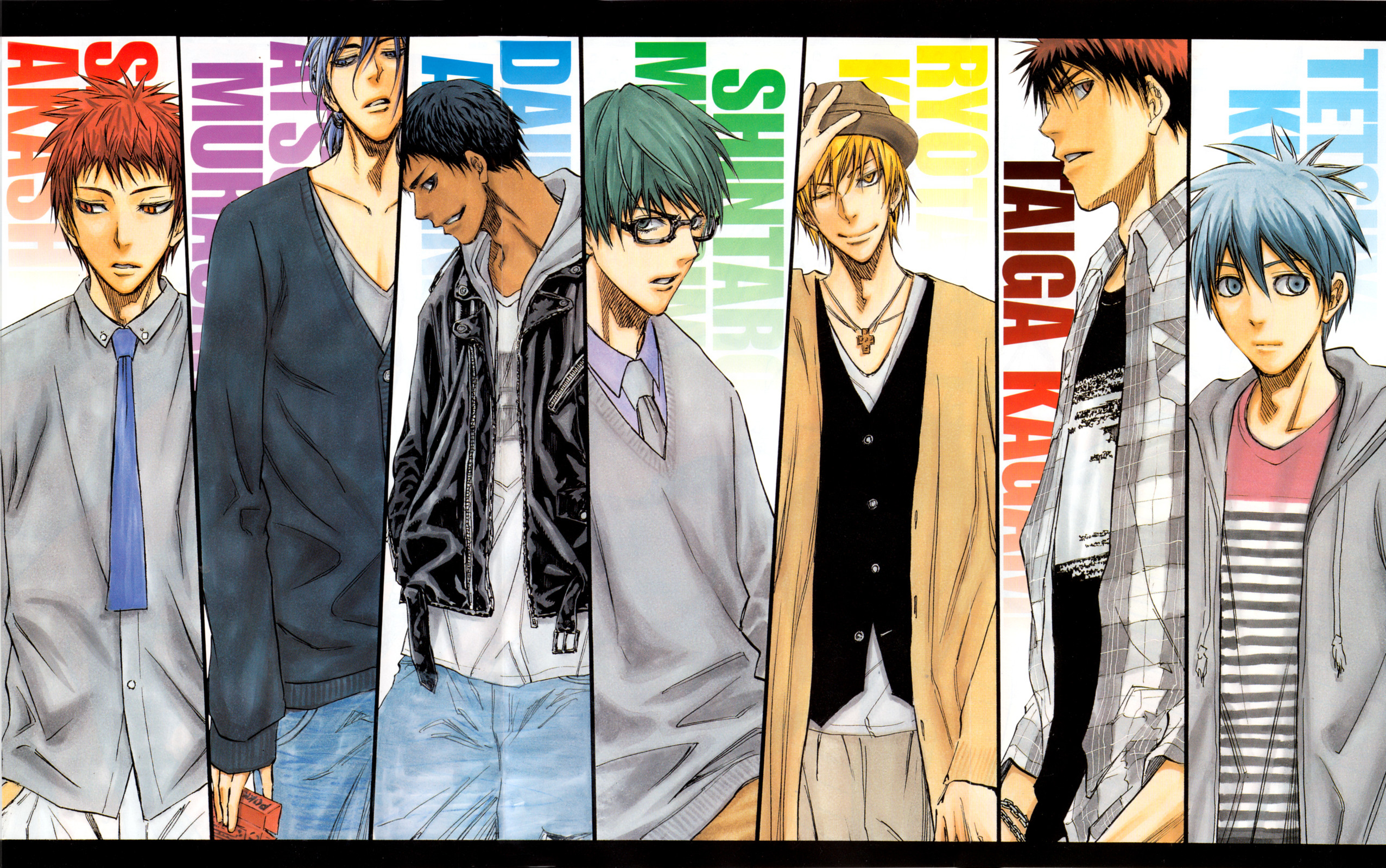 Kuroko No Basket - Kuroko No Basket Teiko Members - HD Wallpaper 