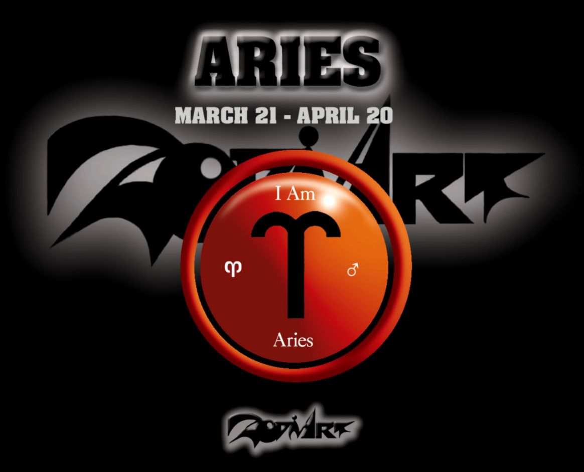 Aries Zodiac Wallpaper Dark Background 13673 Wallpaper - Poster - HD Wallpaper 
