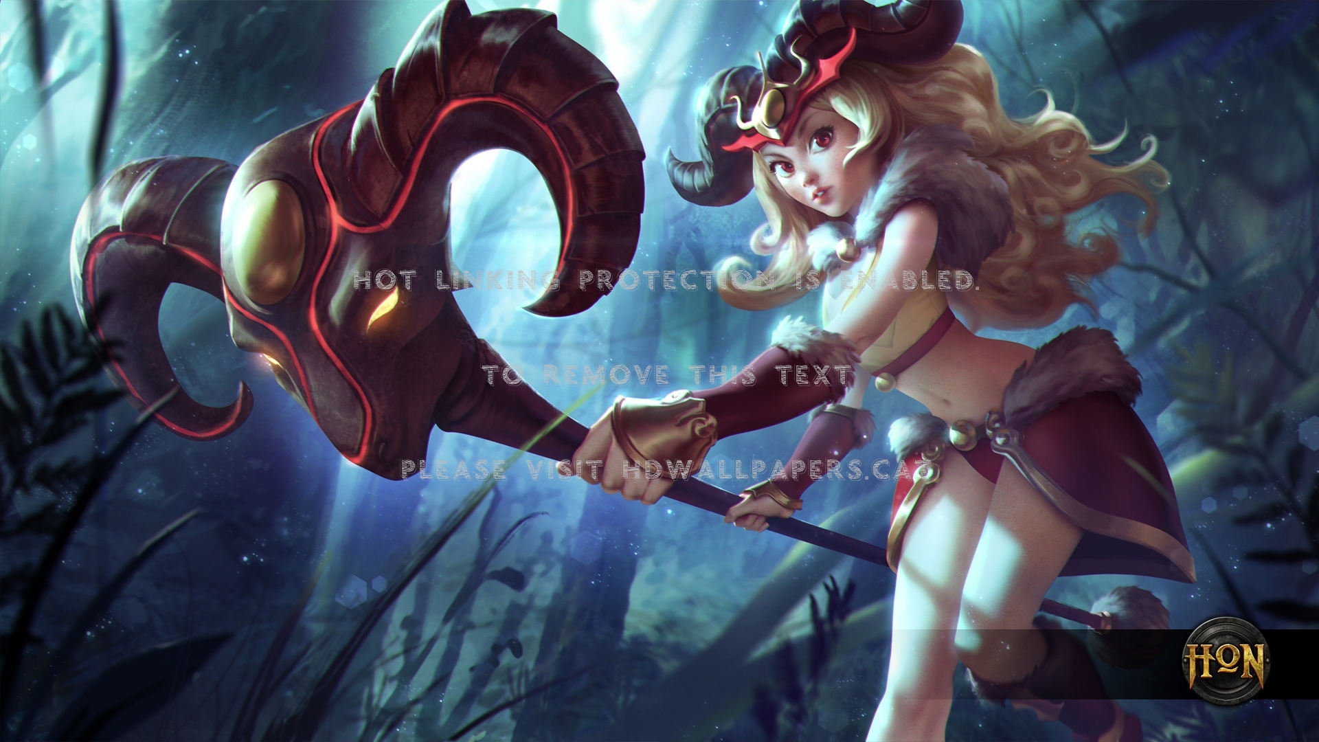 Aries Pearl Blue Woman Girl Game Art Heroes - Heroes Of Newerth Pearl - HD Wallpaper 