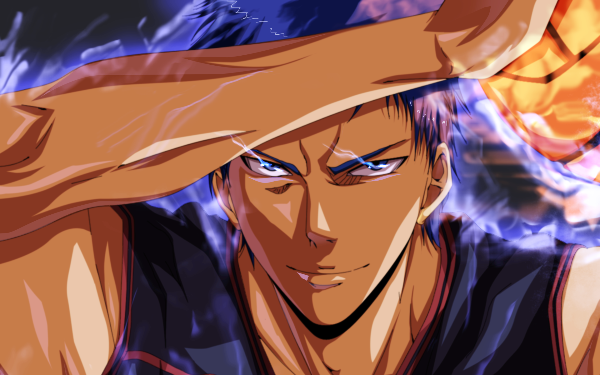 Daiki Aomine, Manga, Kurokos Basketball, Artwork, Kuroko - خلفيات كوروكو نو باسكت - HD Wallpaper 