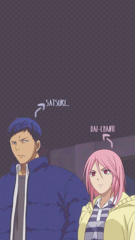Aomine And Momoi Mobile Wallpapers Requested By Anonymous  - Aomine And Momoi Love - HD Wallpaper 