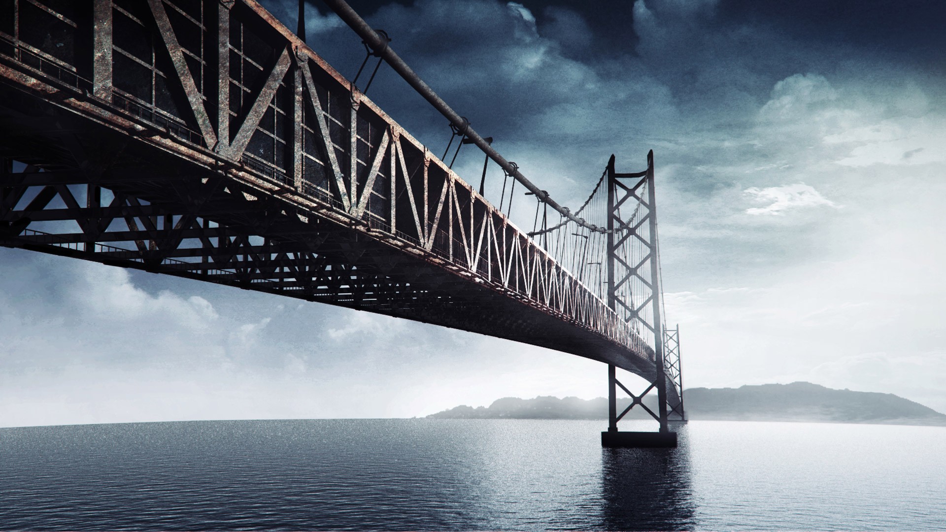 Akashi Kaikyo Bridge - HD Wallpaper 