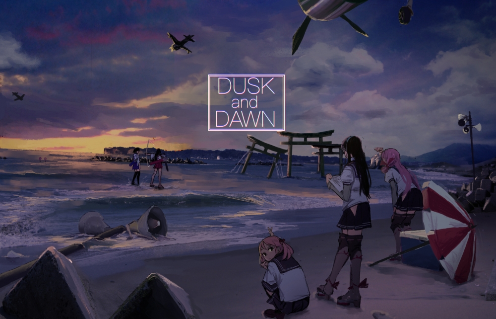 Kancolle, Akashi, Akagi, Sazanami, Ooyodo, Ocean - Kantai Collection - HD Wallpaper 